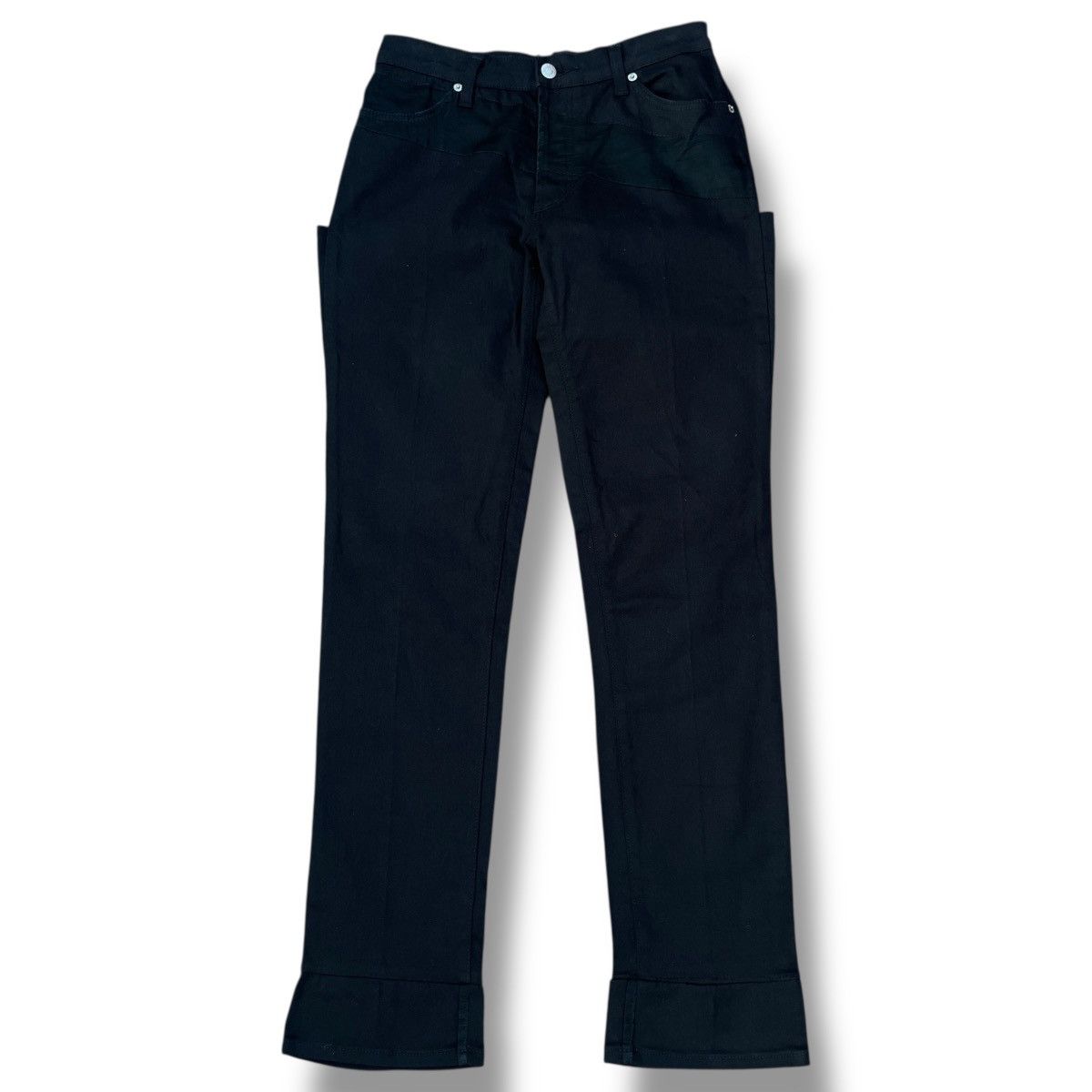 Helmut Lang ARCHIVE Helmut Lang A/W97 Mesh Striped Holster Denim Jeans Size US 28 / EU 44 - 2 Thumbnail