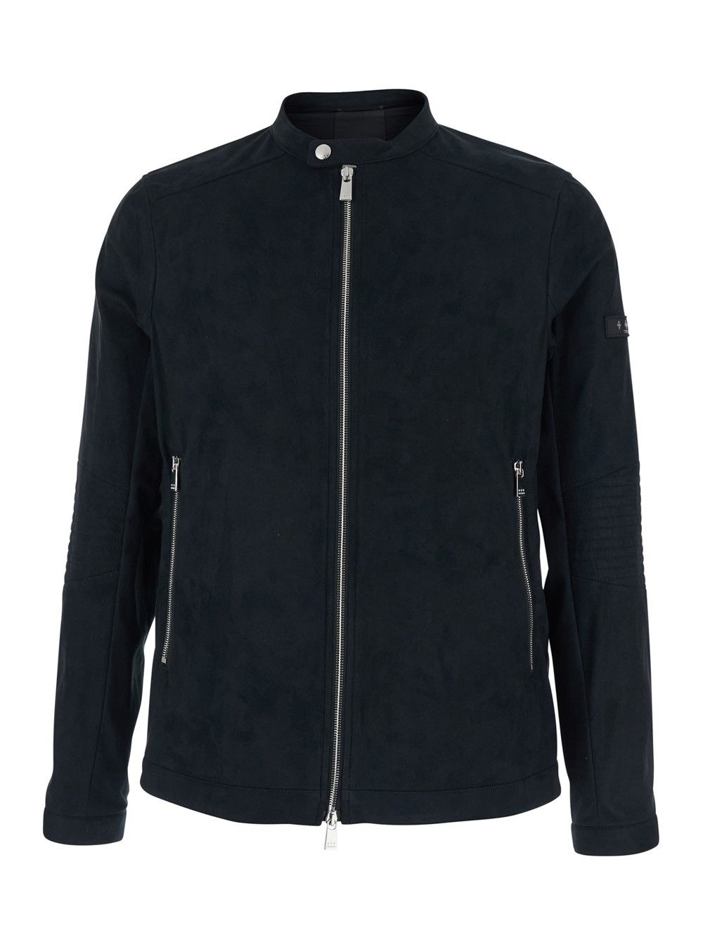 TATRAS Jacket 'MCKZ0093033588001' Black with High Collar and Zip Closure in Tech Fabric Men Size US L / EU 52-54 / 3 - 1 Thumbnail