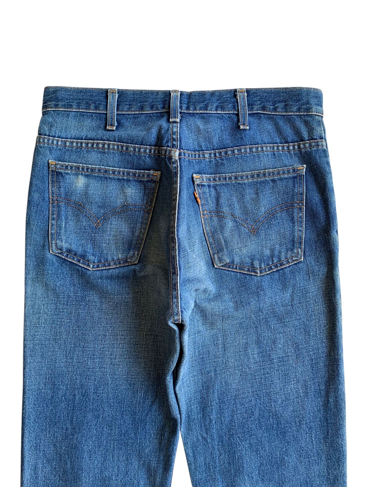 Tornado Mart VINTAGE FLARED LEVIS 646 BOOTCUT DISTRESSED DENIM Size US 32 / EU 48 - 7 Thumbnail
