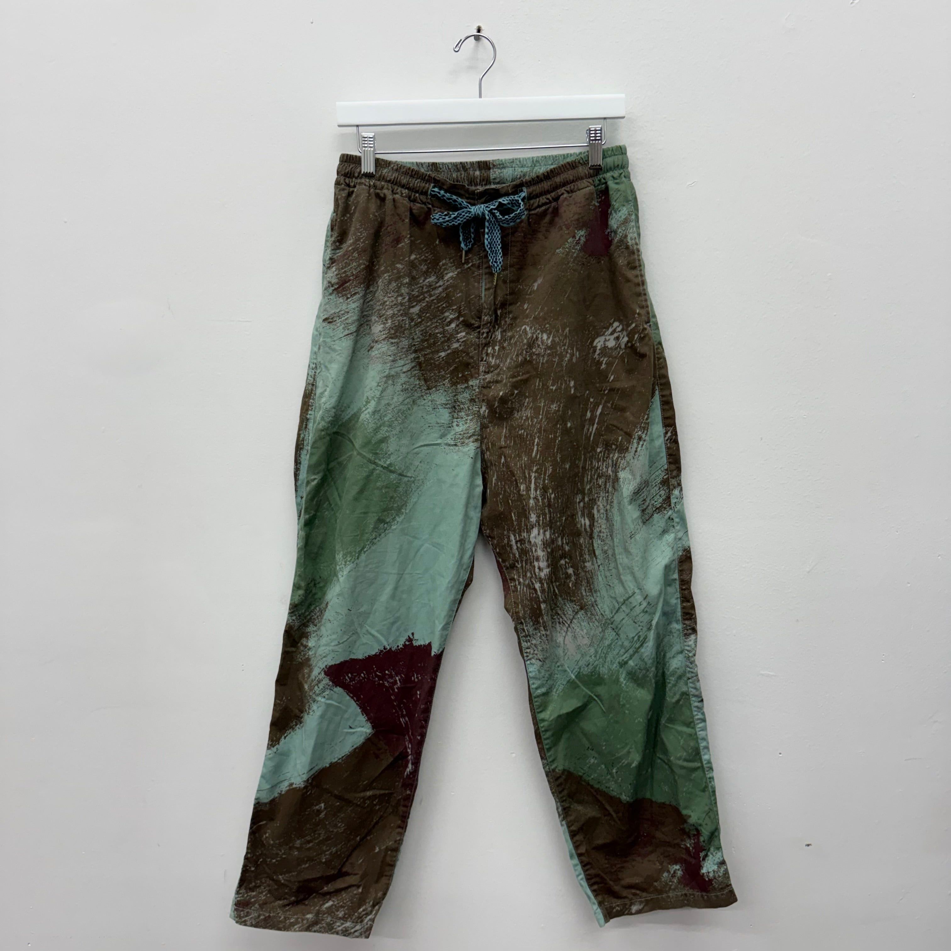 Kapital Kapital Brush Paint Cargo Pants - Size 3 (US L) Size US 32 / EU 48 - 1 Thumbnail