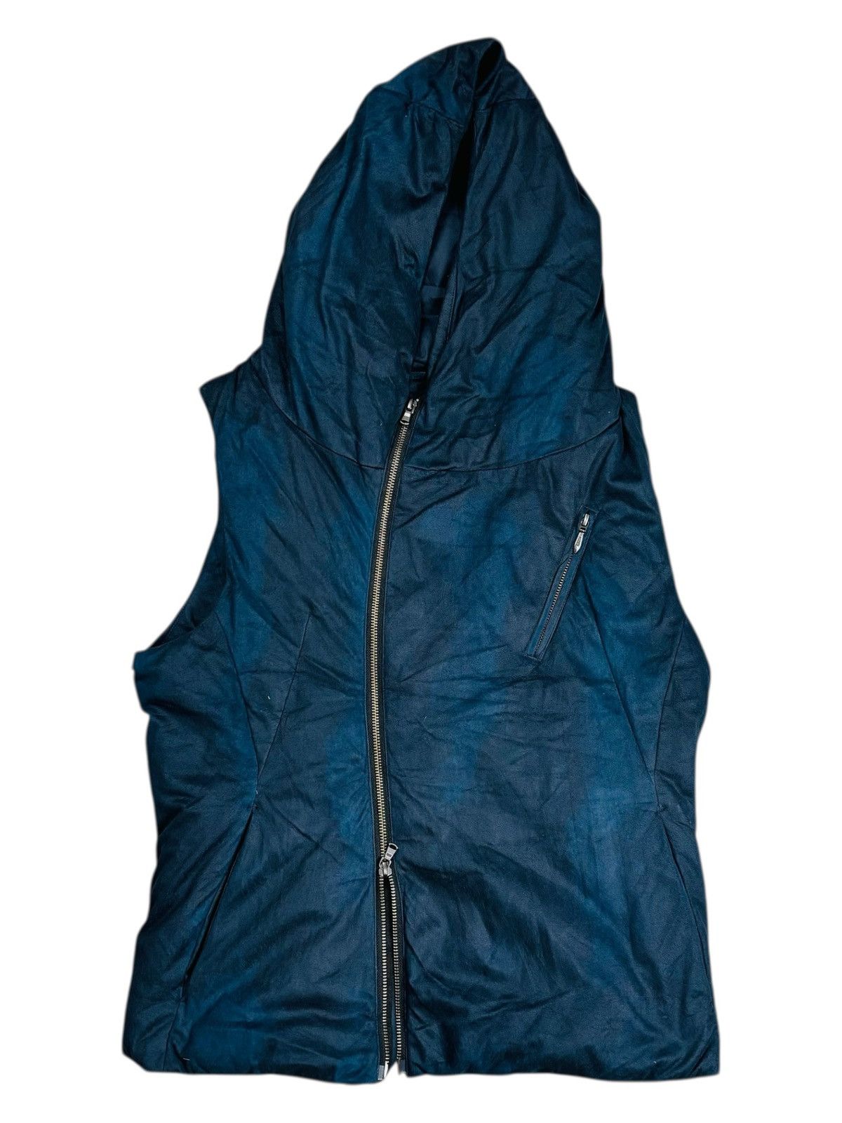 Tornado Mart 2000s Tornado Mart Asymetrical Apocalypse Vest Hooded Jacket Size US M / EU 48-50 / 2 - 1 Thumbnail