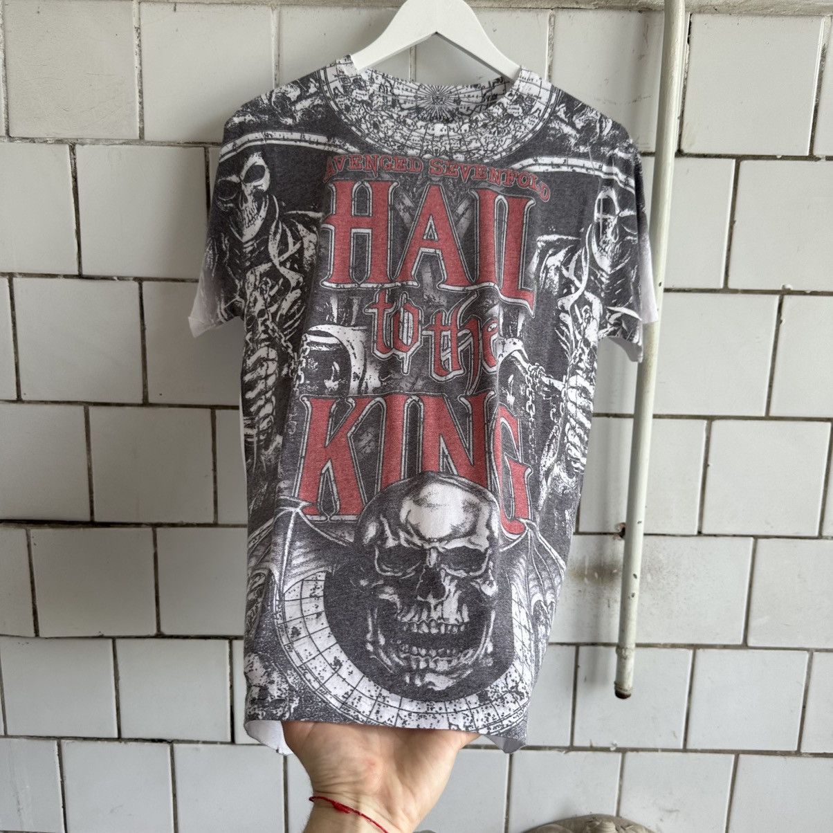 Band Tees × Japanese Brand Vintage Adult Avenged Sevenfold T-shirts Hall Of The King Size US M / EU 48-50 / 2 - 4 Thumbnail