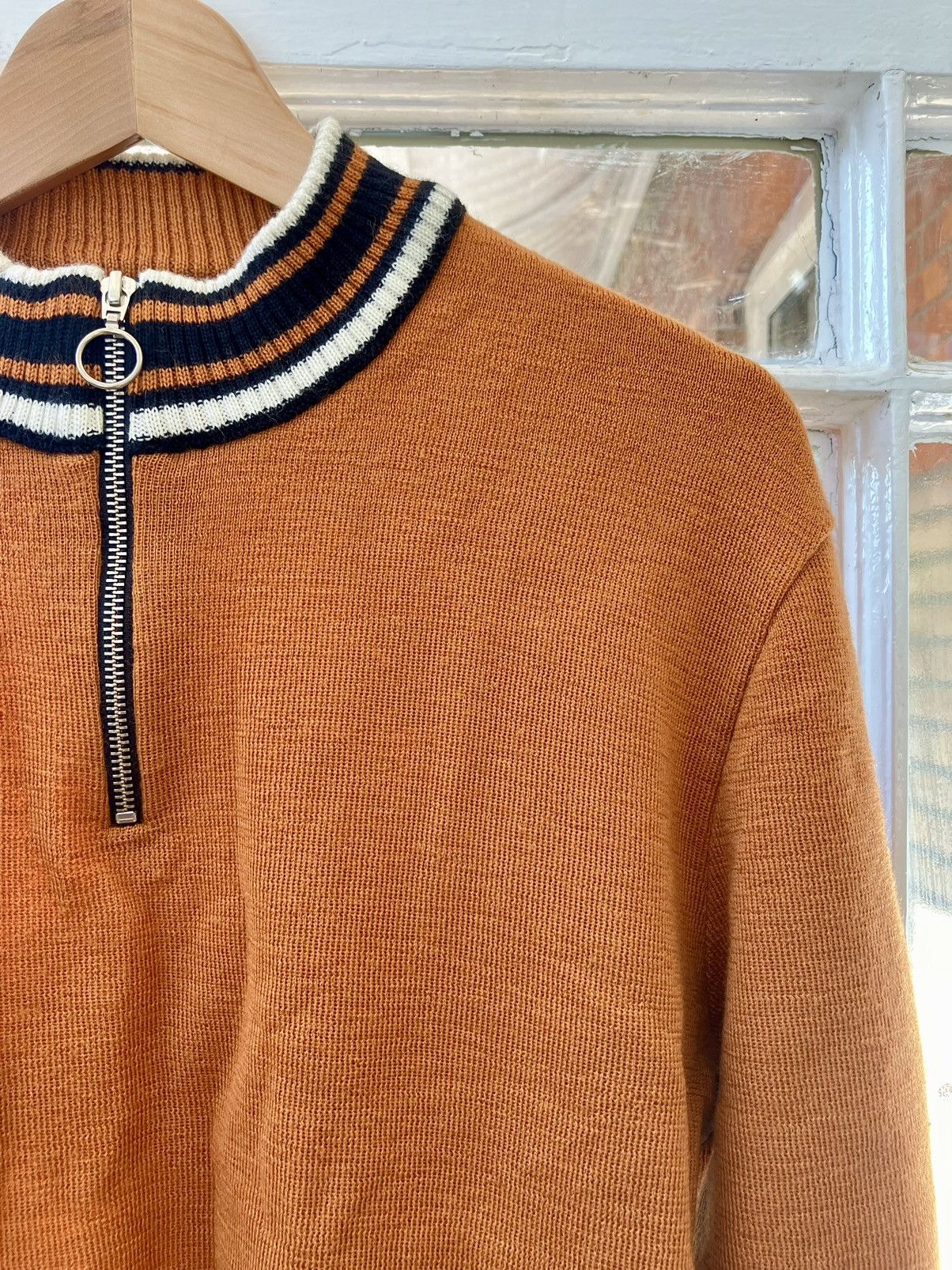 AMI AMI Mattiussi Wool Jumper RRP $300 NEW Orange Mr Porter Size US L / EU 52-54 / 3 - 5 Thumbnail