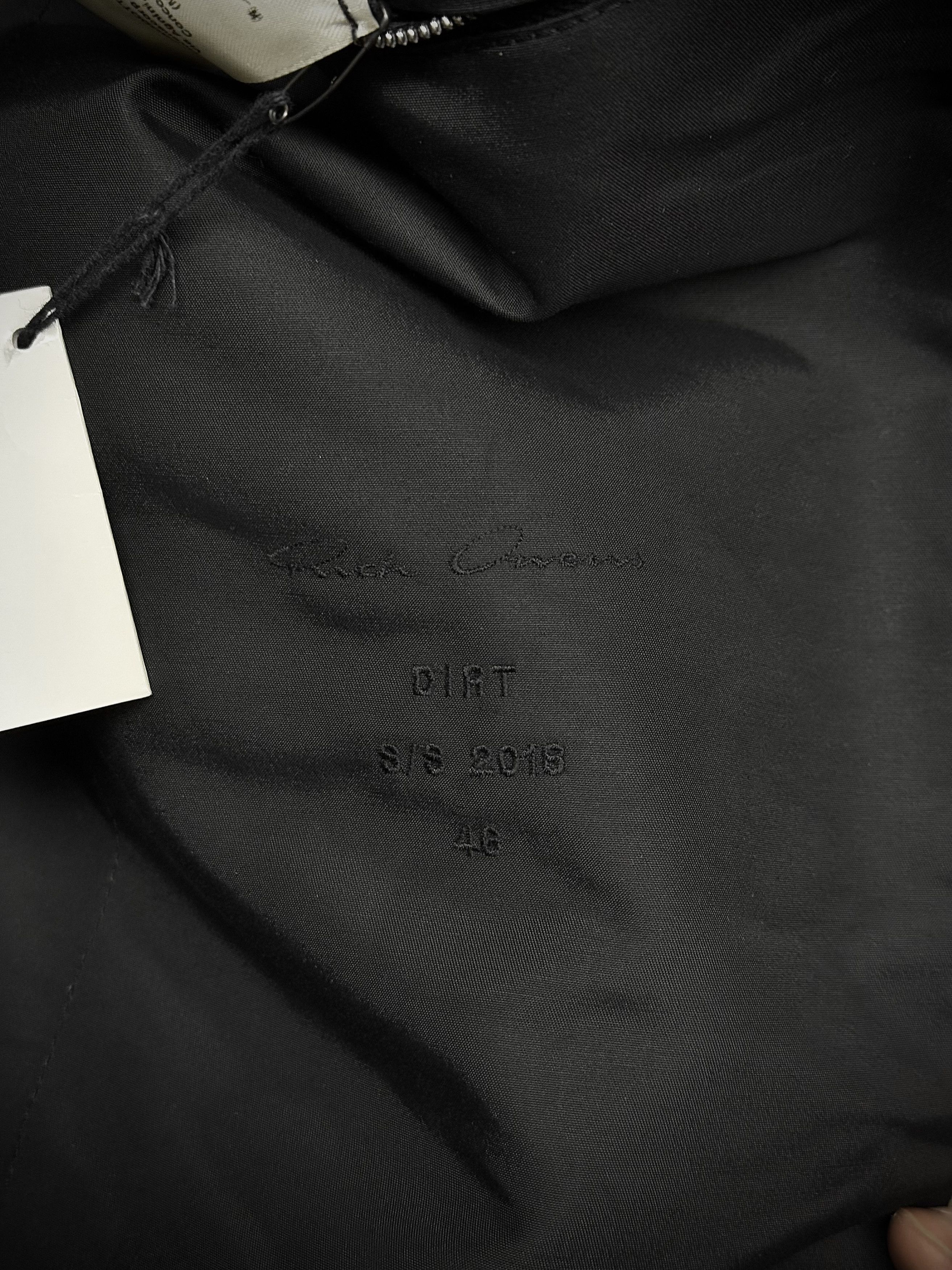 Rick Owens Rick Owens SS18 "DIRT" 'Jumbo Brother' Nylon Jacket Size US S / EU 44-46 / 1 - 7 Thumbnail