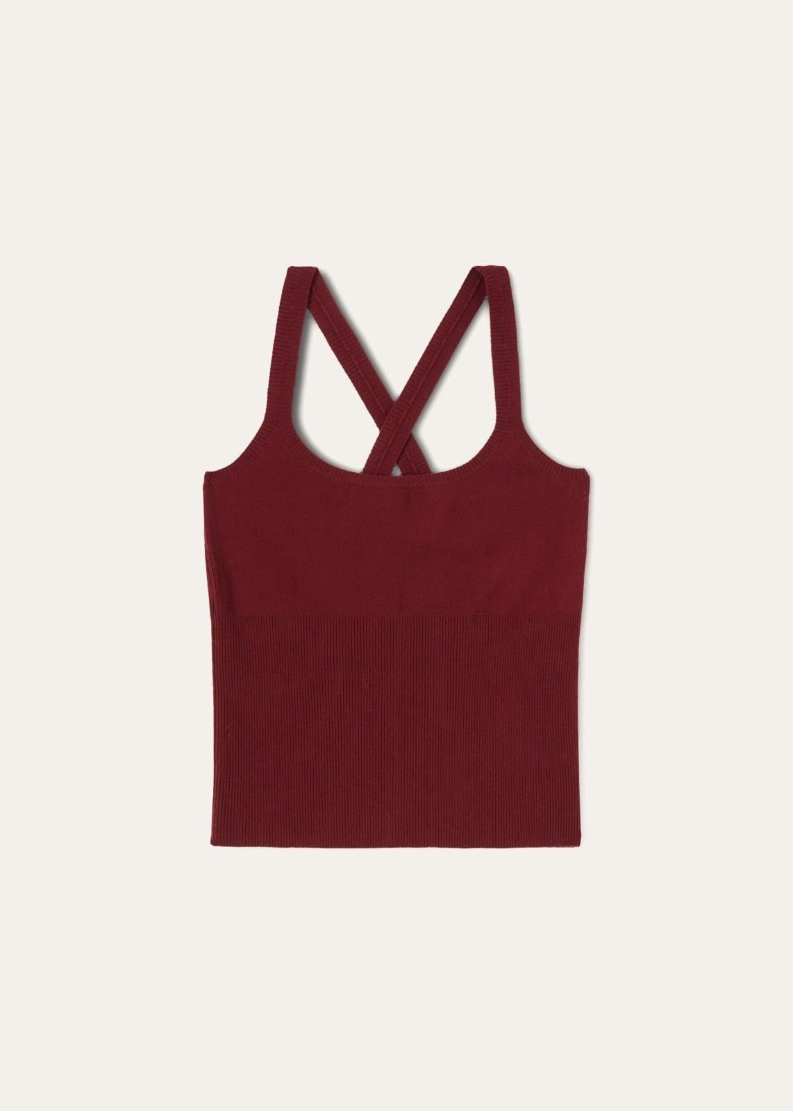 Loro Piana o1srvl11e1124 Cocooning Crossed Straps Skinny Fit Tank Top Size S / US 4 / IT 40 - 1 Thumbnail