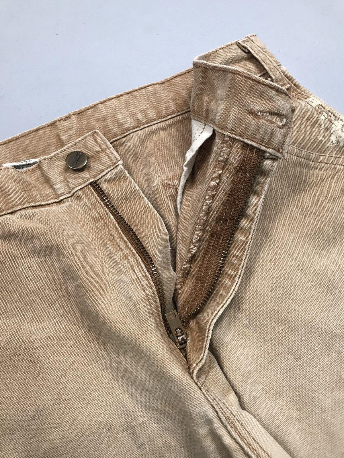 Carhartt Vintage Carhartt B11 BRN carpenter workwear denim Size US 32 / EU 48 - 8 Thumbnail