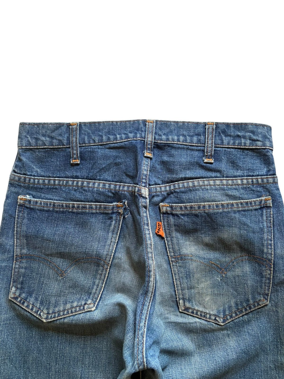 Levi's Vintage 80s Levis Orange Tab Flare Jeans Button #16 Size US 31 - 8 Thumbnail