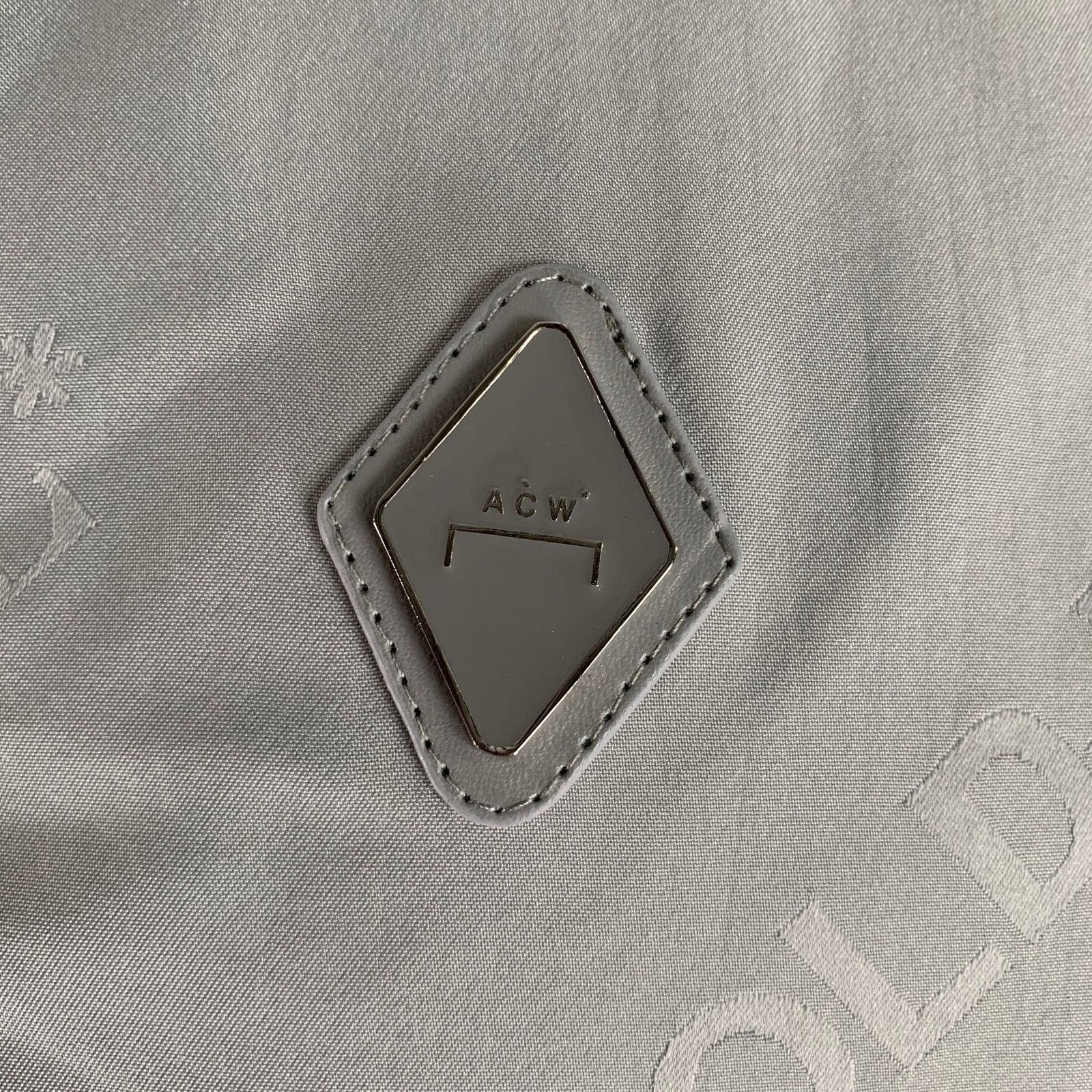 A-COLD-WALL* M Grey Monogram Polyamide Pop-Over Short Sleeve Shirt Size US M / EU 48-50 / 2 - 2 Thumbnail