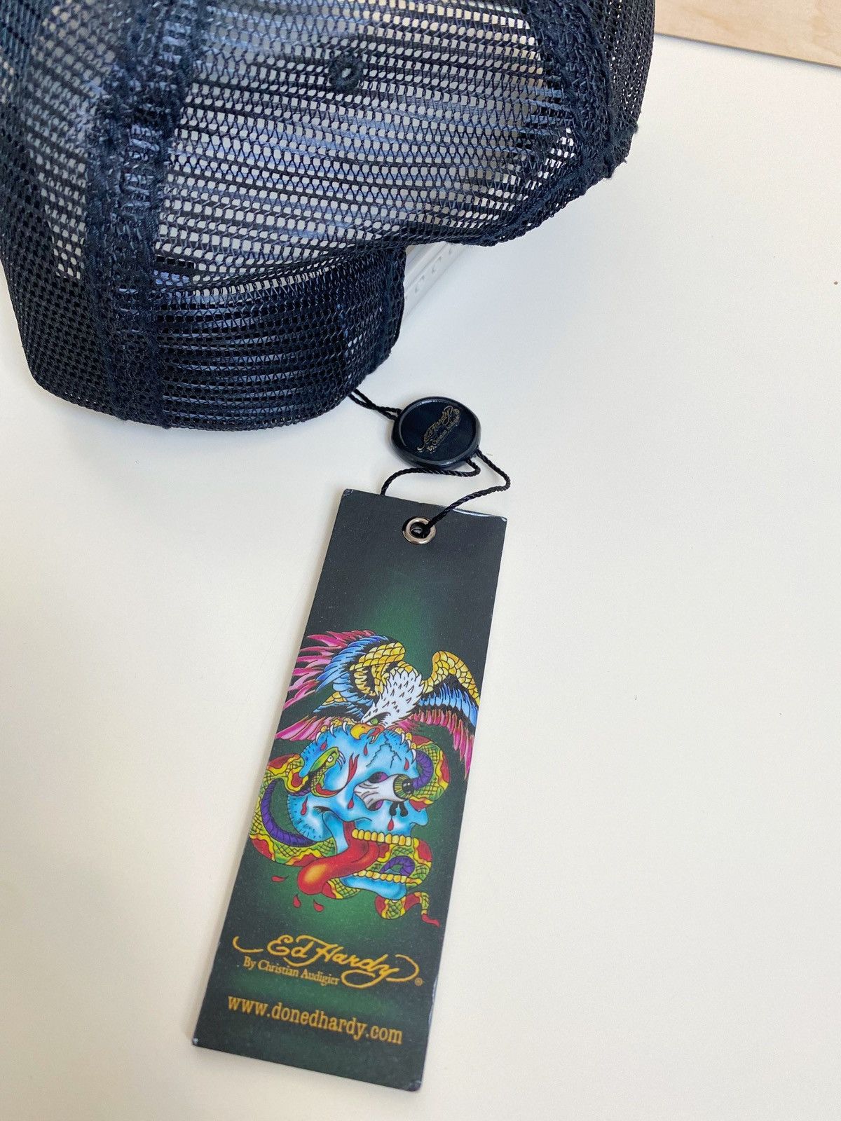 Ed Hardy Ed Hardy Cristian Audigier Death before dollars cap Size ONE SIZE - 12 Thumbnail