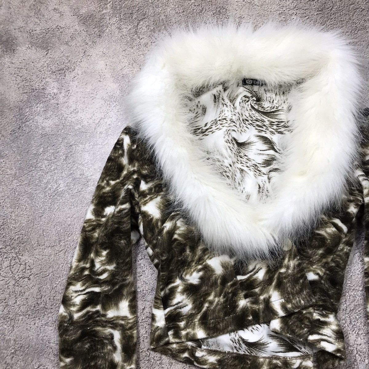 Vintage Vintage Y2K Mohair Cropped Jacket Avant Garde Streetwear S Size S / US 4 / IT 40 - 2 Thumbnail