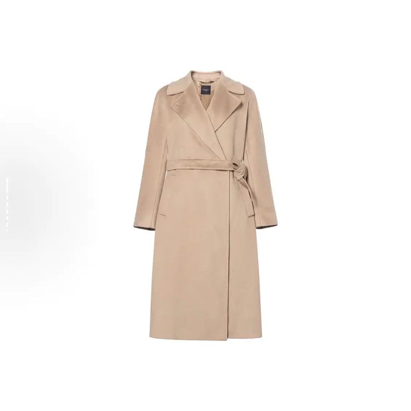 Max Mara MaxMara Brown Wool Women's Coat 0089 Size S / US 4 / IT 40 - 1 Thumbnail
