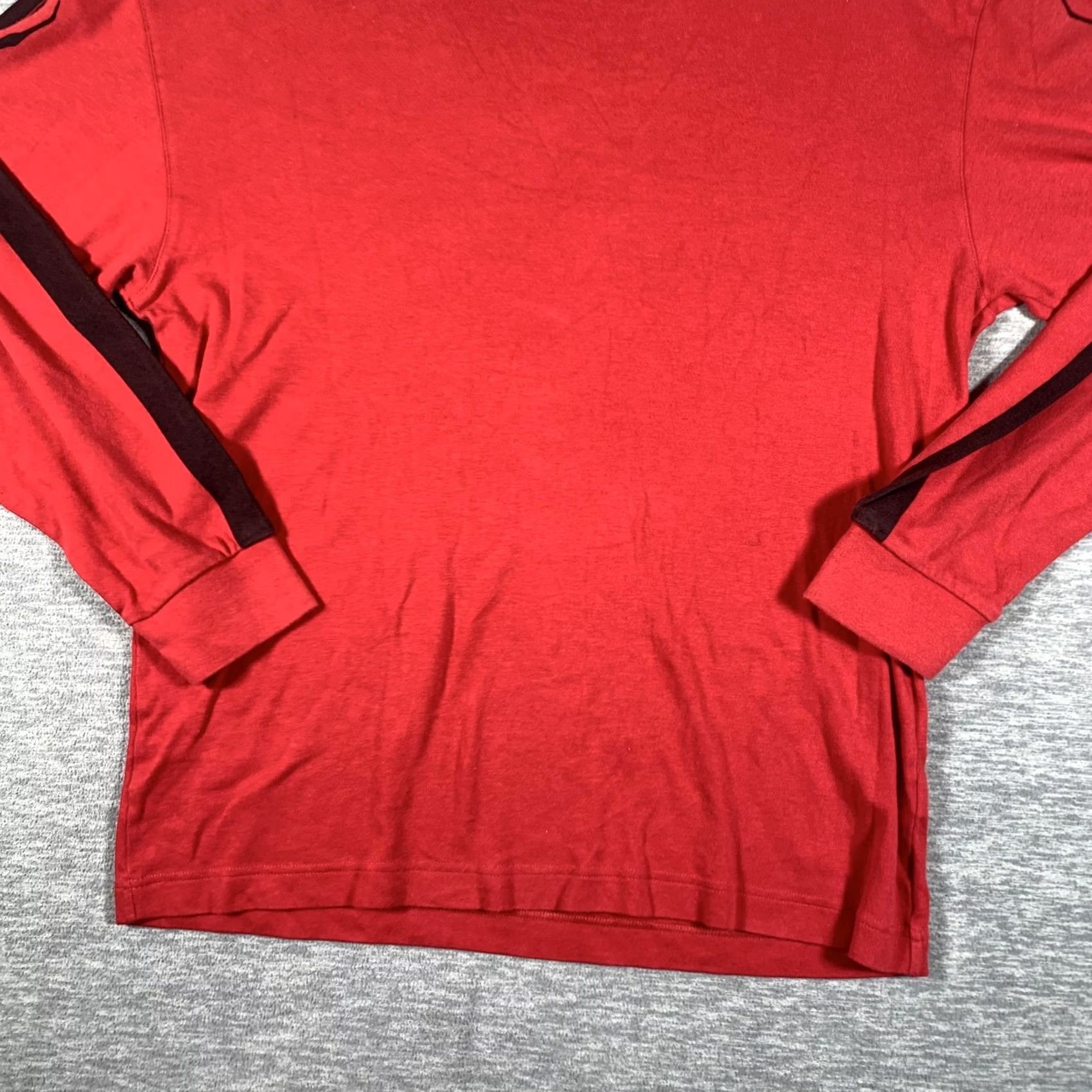 Spyder Spyder Shirt Mens L Red Mock Neck Long Sleeve Stripe Logo Stretch Athletic Size US L / EU 52-54 / 3 - 3 Thumbnail