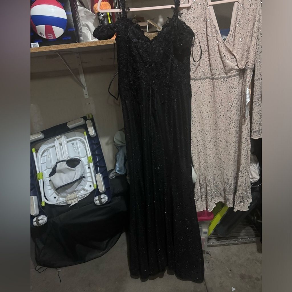NBD Eureka sparkle and lace dress 3xl black Size 3XL / US 20-22 - 4 Thumbnail