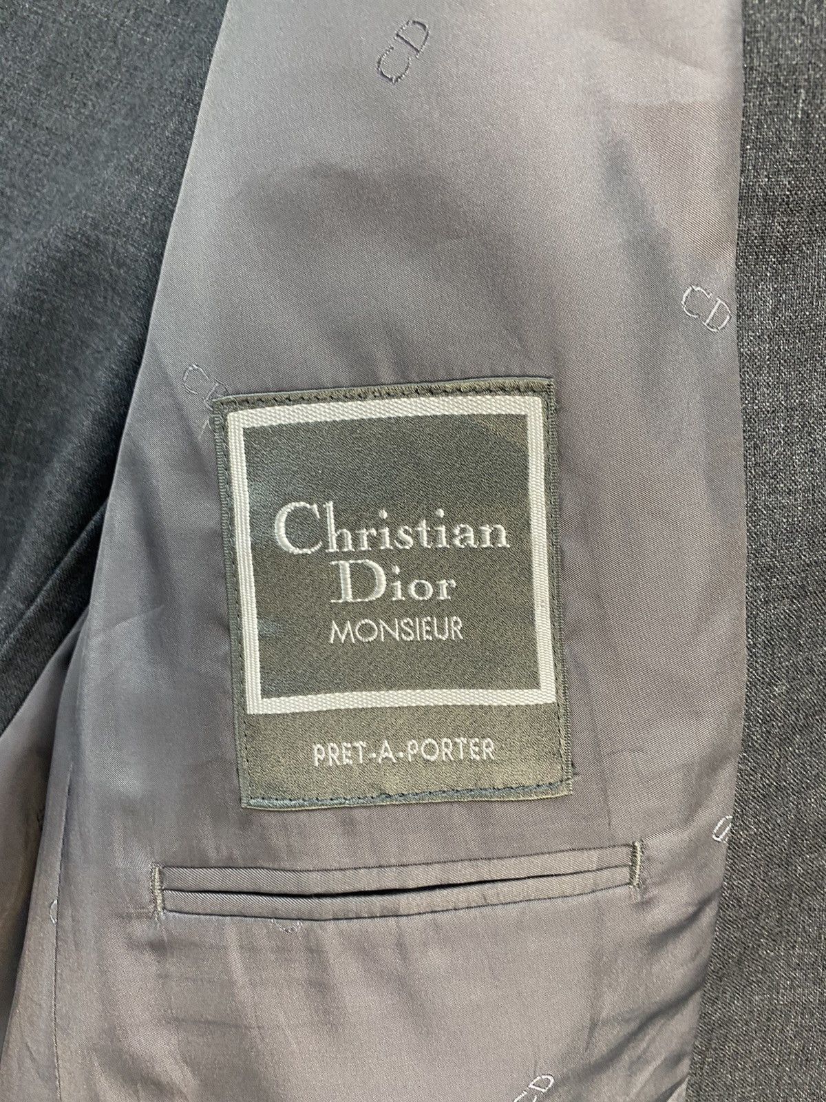 Christian Dior Monsieur Vintage Christian Dior Monsieur Blazer/Coat Size 48R - 9 Thumbnail