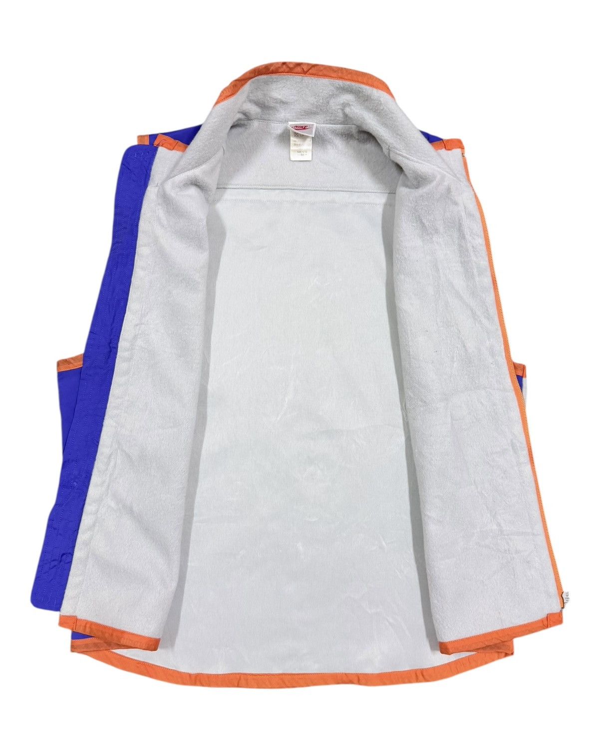 Nike Vtg🌟y2k Nike Multicolor Vest Zipper Jacket Made In Japan Size 40L - 3 Thumbnail