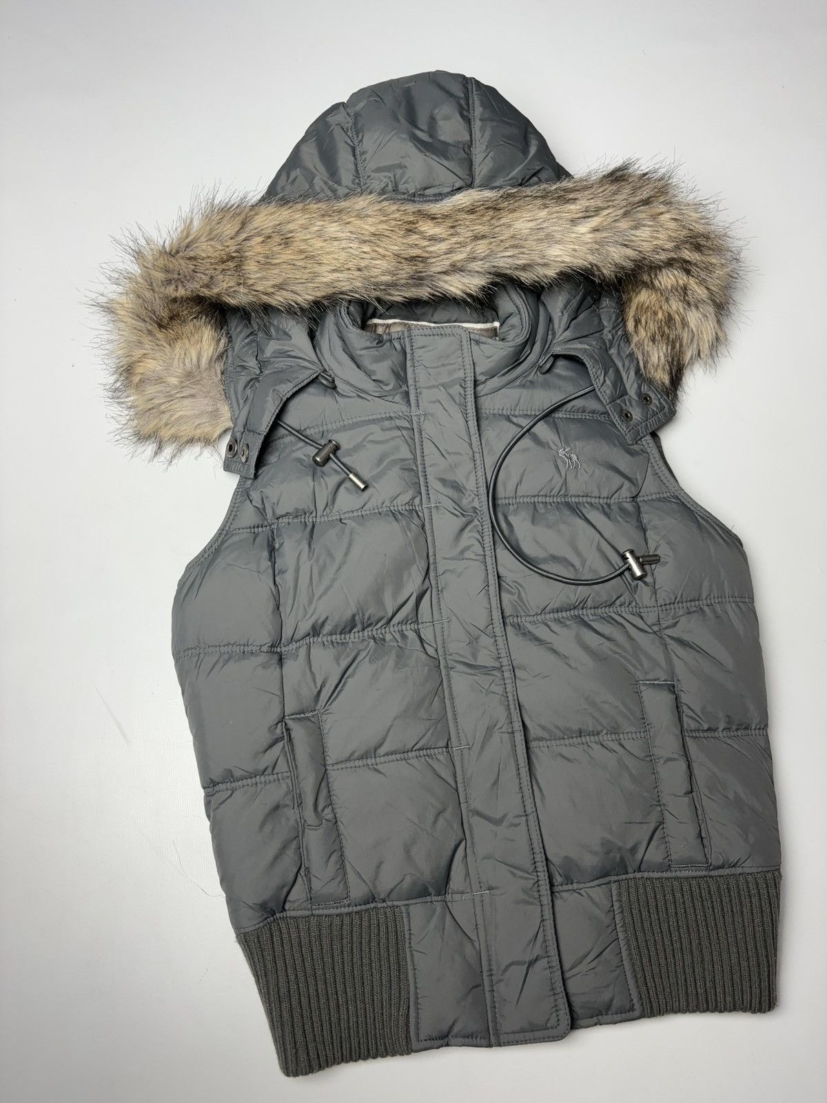 Abercrombie & Fitch × Vintage Abercrombie fitch vintage faux fur winter down vest Size M / US 6-8 / IT 42-44 - 7 Thumbnail