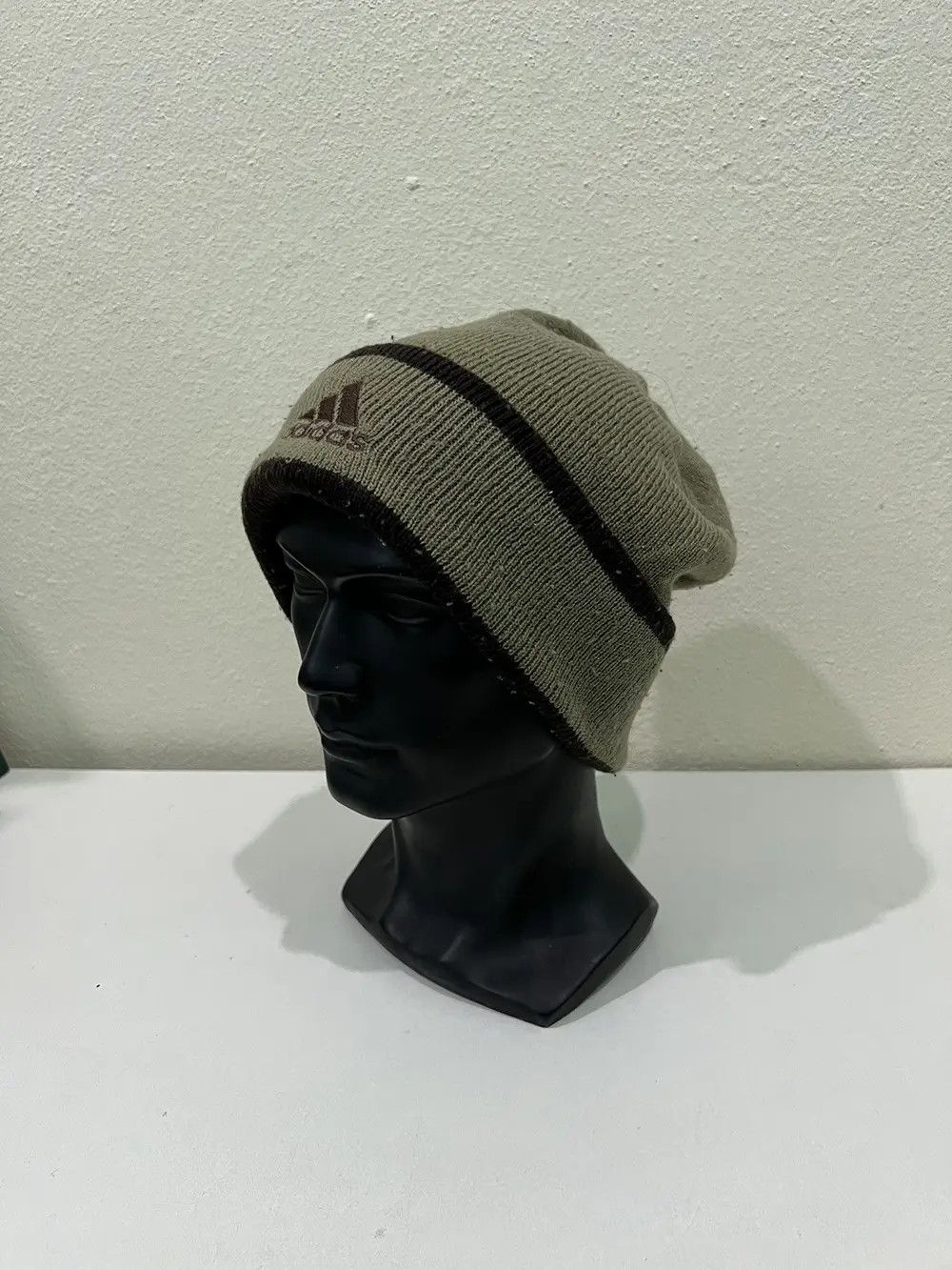 Adidas Vintage adidas Beanie Hat Size ONE SIZE - 3 Thumbnail