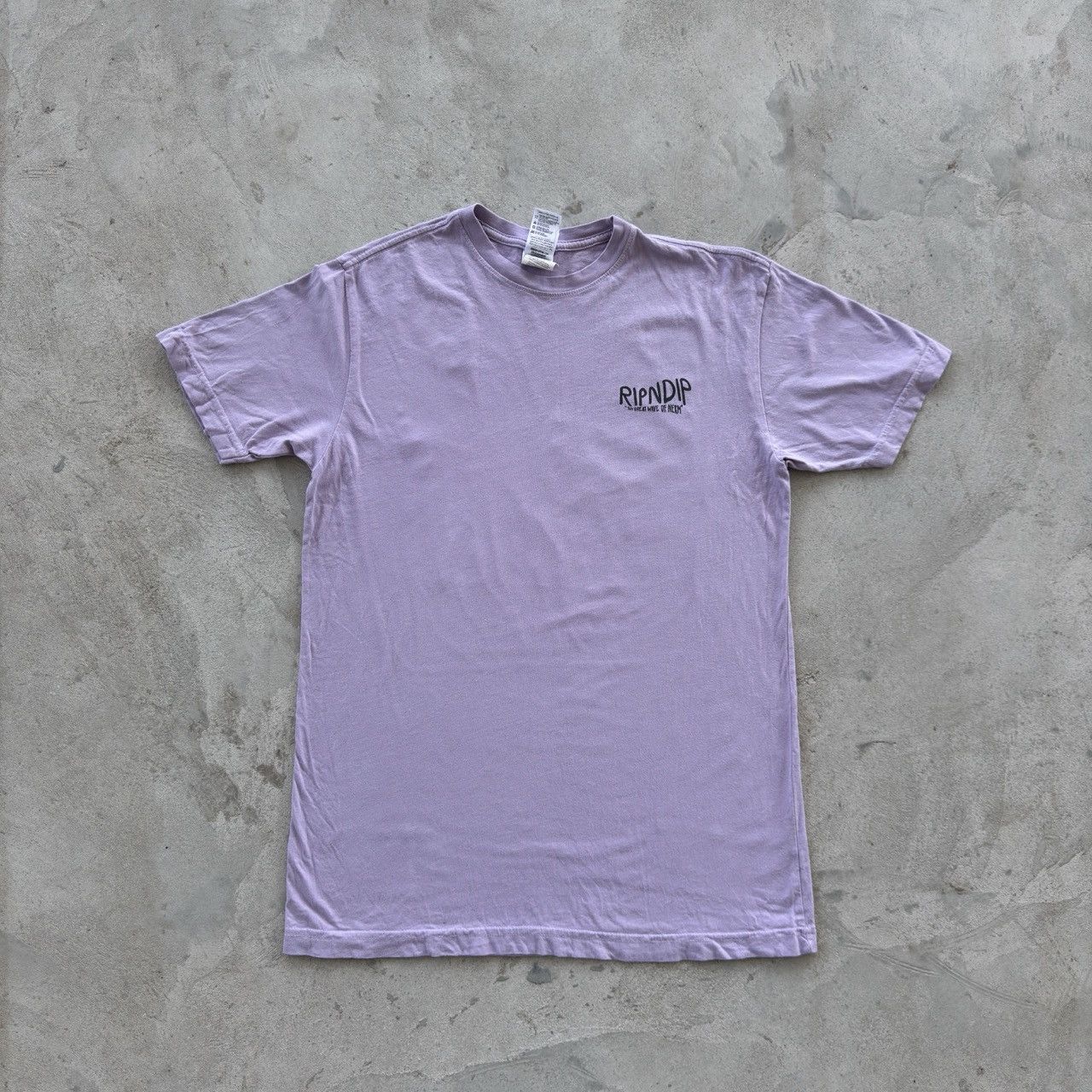 RIPNDIP Ripndip Graphic Tee Shirt Purple Lilac Medium Skateboard M Size US M / EU 48-50 / 2 - 2 Thumbnail