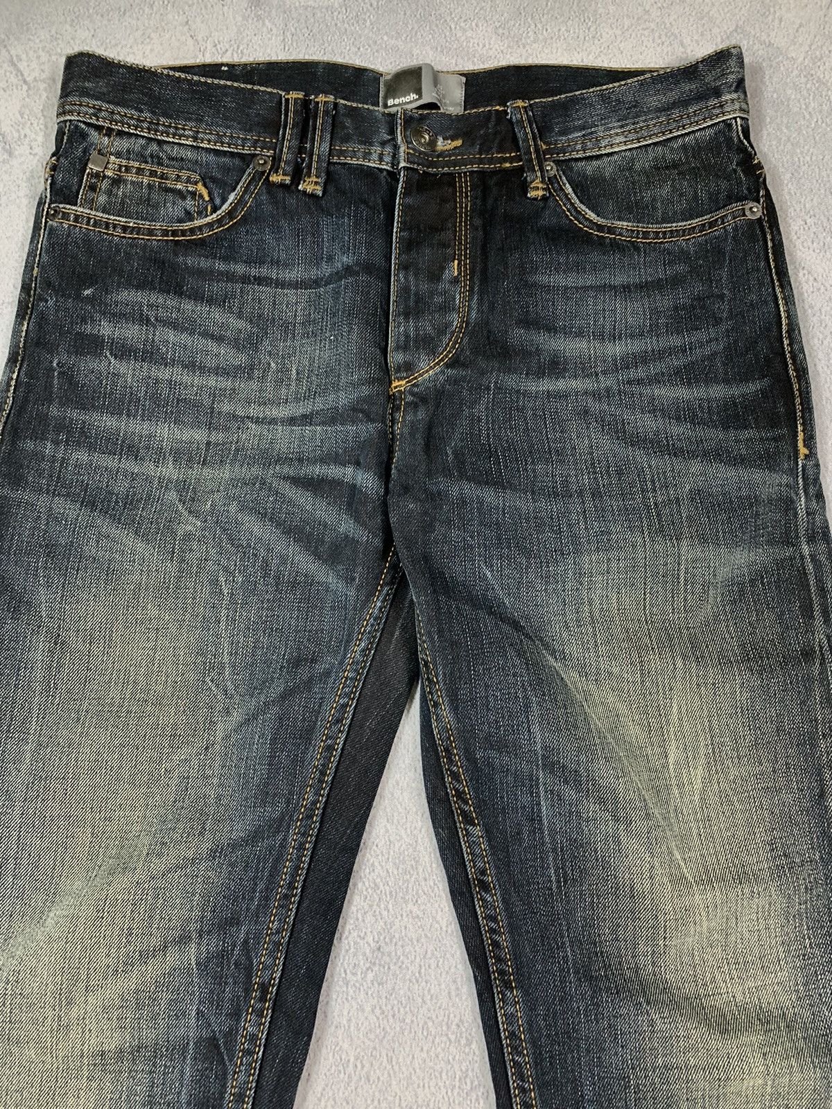 Japanese Brand × Vintage Vintage Y2K Japanese faded Bench denim jeans streetwear 30 Size US 30 / EU 46 - 5 Thumbnail