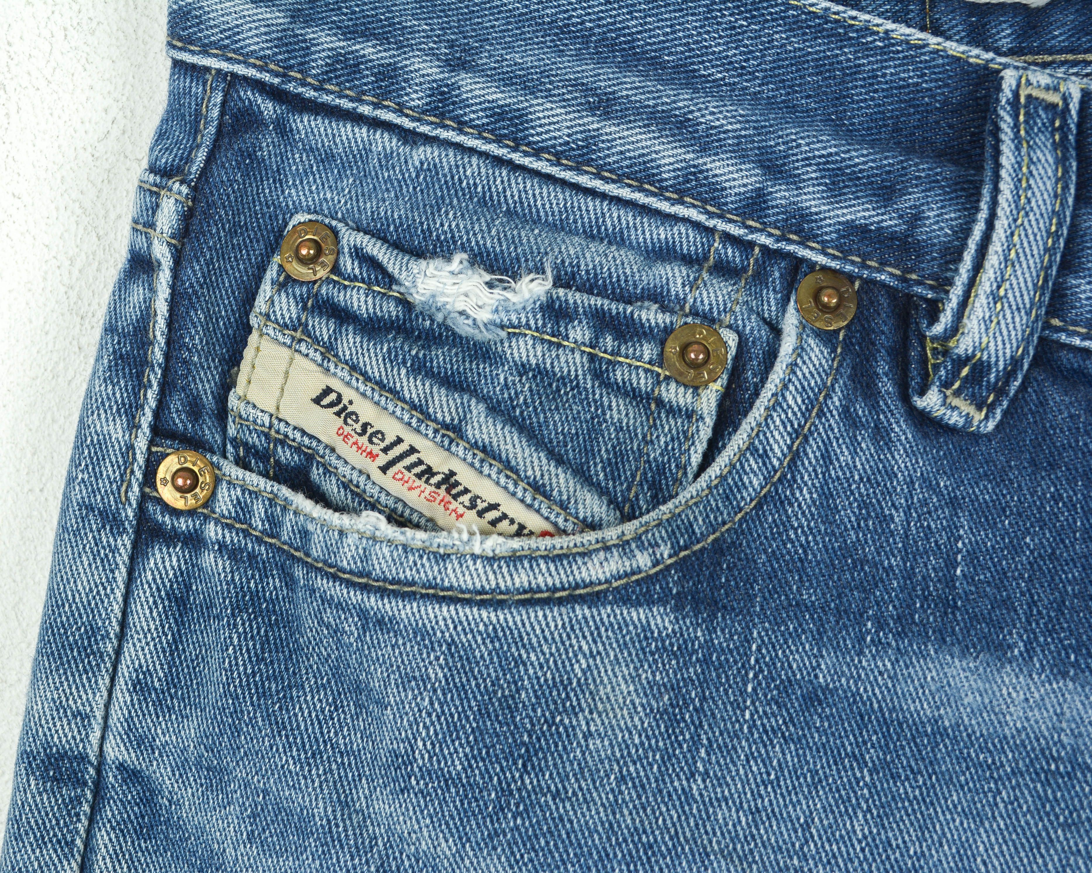 Diesel Buster Men W28 L32 Regular Slim-Tapered Jeans Pants Trousers Size US 28 / EU 44 - 3 Thumbnail