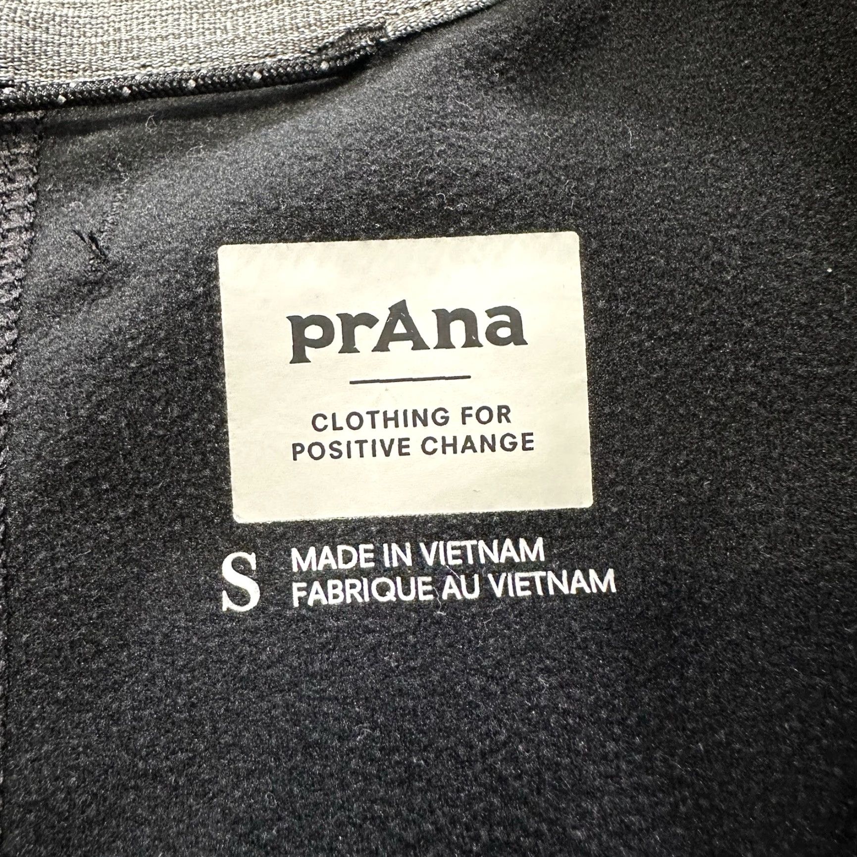 Prana prAna Jacket Womens S Black Ice Flow Full Zip Hoodie Long Sleeve Thumbholes Hoodie Size S / US 4 / IT 40 - 3 Thumbnail