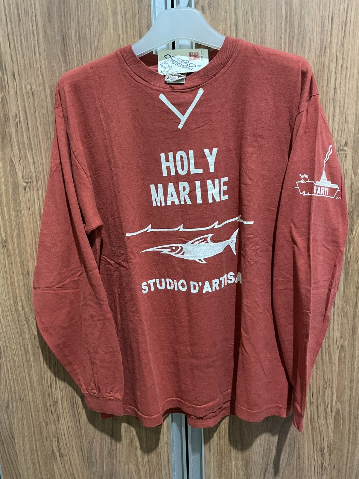Studio D'Artisan NOS STUDIO D’ARTISAN HOLY MARINE T-SHIRT MADE IN JAPAN Size US L / EU 52-54 / 3 - 1 Thumbnail