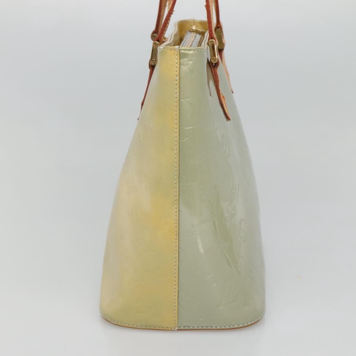 Louis Vuitton LOUIS VUITTON Monogram Vernis Houston Hand Bag Gris M91053 Size ONE SIZE - 4 Thumbnail