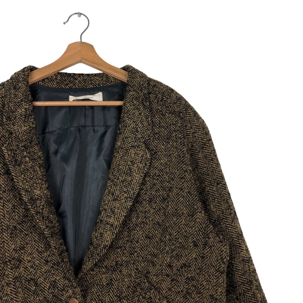 Japanese Brand 📌Vintage Wool Herringbone Bomber Jacket Murayama Kapital Size US M / EU 48-50 / 2 - 7 Thumbnail