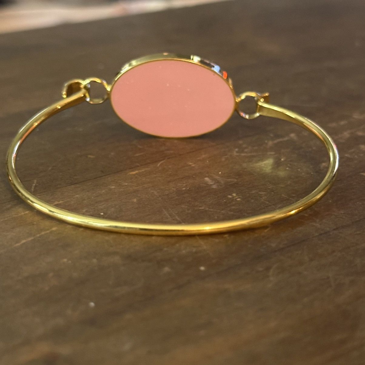 Other Gold tone dried flowers resin hook bangle bracelet Size ONE SIZE - 7 Thumbnail