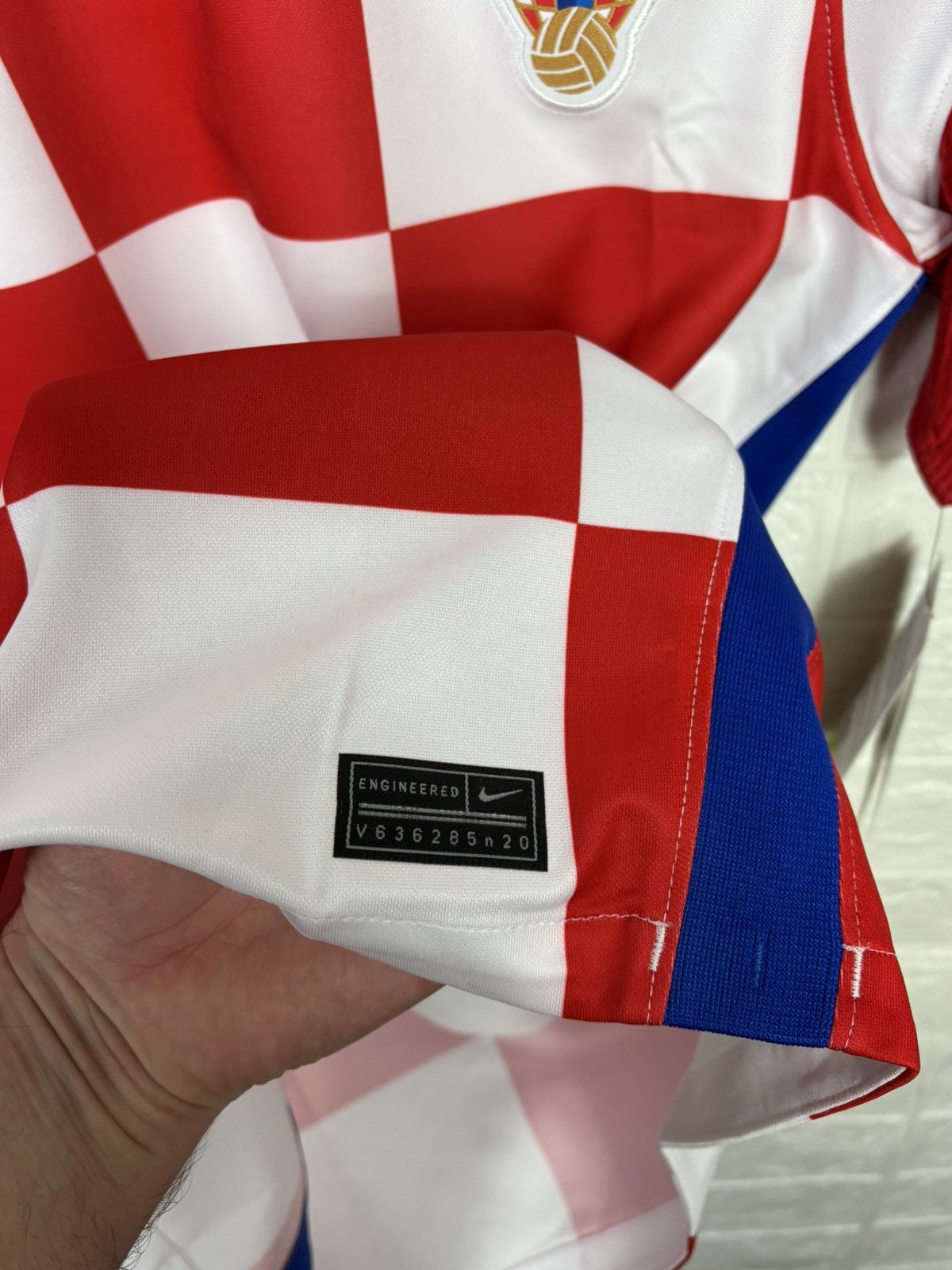 Nike Croatia Euro 2020 Home Soccer Jersey Football Kit Shirt Size US S / EU 44-46 / 1 - 6 Thumbnail