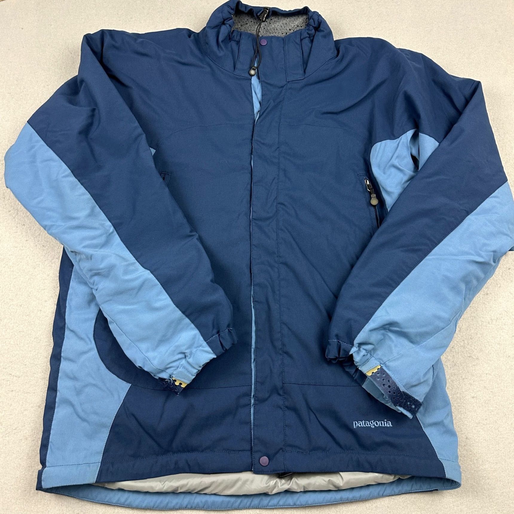 Patagonia VINTAGE Patagonia Technical Alpine Shell Jacket Men M Blue Zip Parka Outdoor Fall Winter Full Zip Pockets Logo Regular Jacket Size US M / EU 48-50 / 2 - 2 Thumbnail