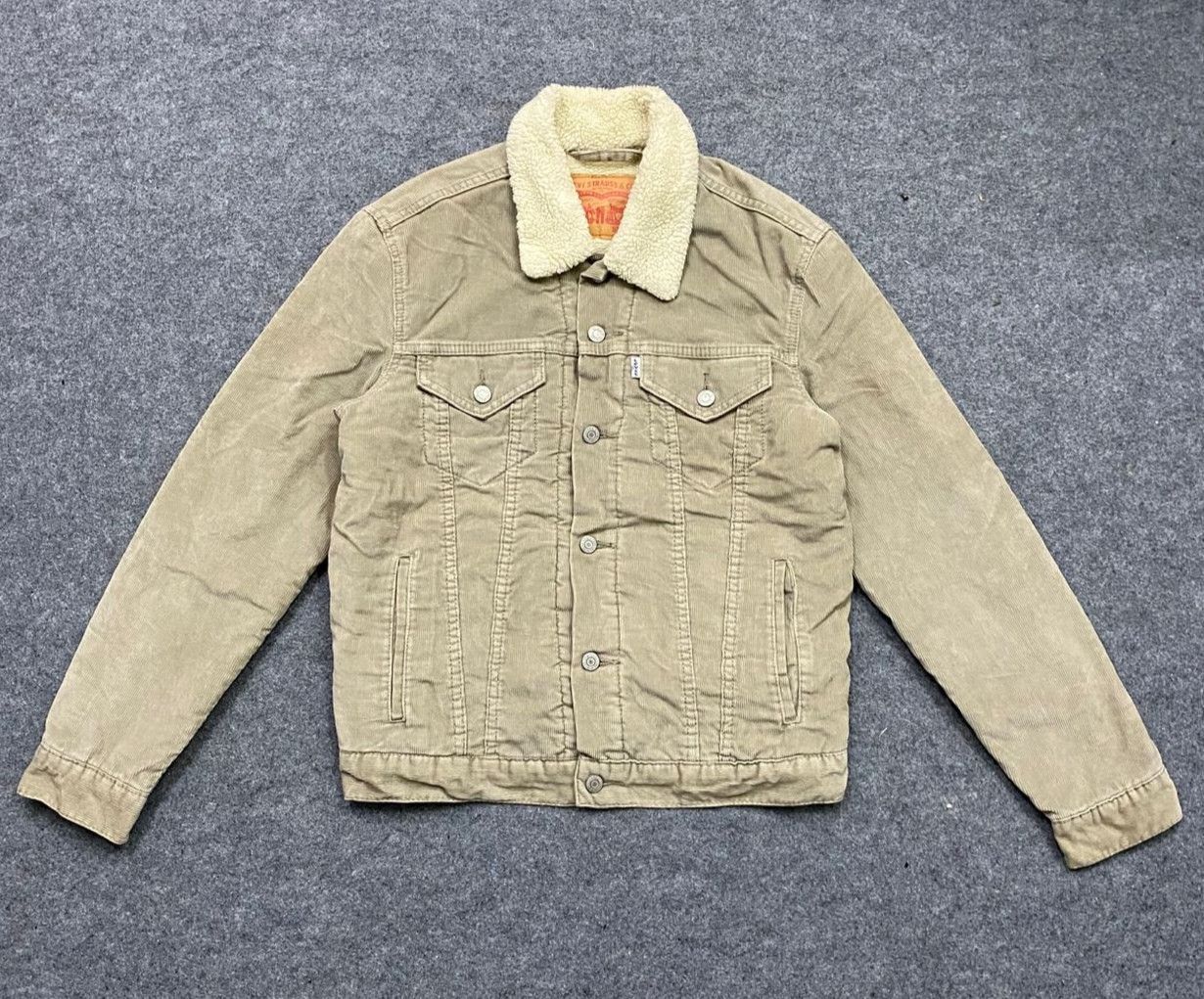 Levi's Vintage Clothing Vintage Levis Fur Corduroy Jacket Size US S / EU 44-46 / 1 - 1 Thumbnail
