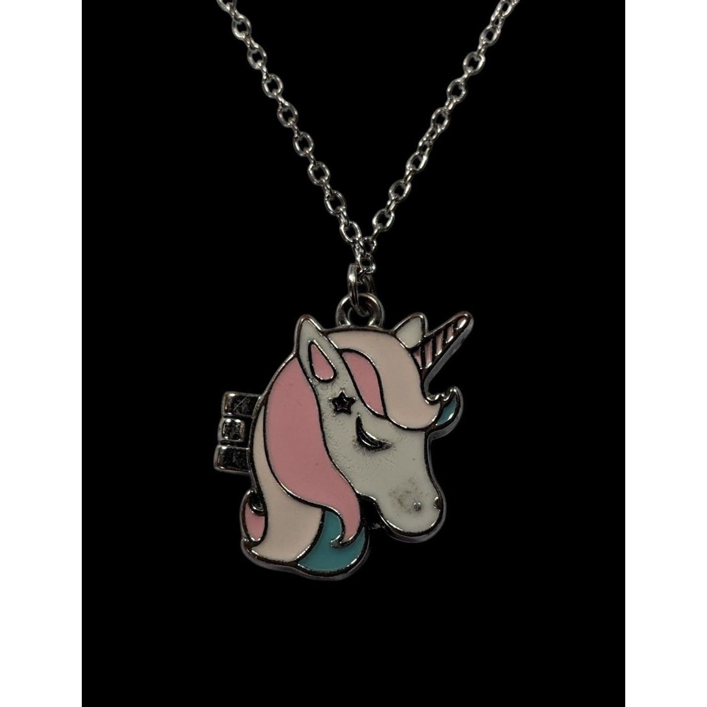 Other Whimsical Fairycore Pastel Unicorn Magnetic Locket Necklace Size ONE SIZE - 2 Thumbnail