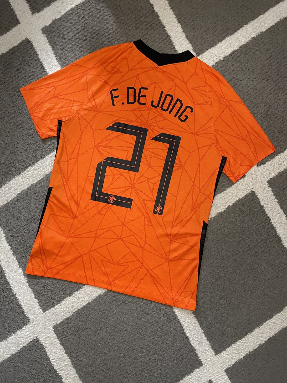 Nike 2020-22 Netherlands Nike soccer football jersey F. De Jong Size US M / EU 48-50 / 2 - 5 Thumbnail