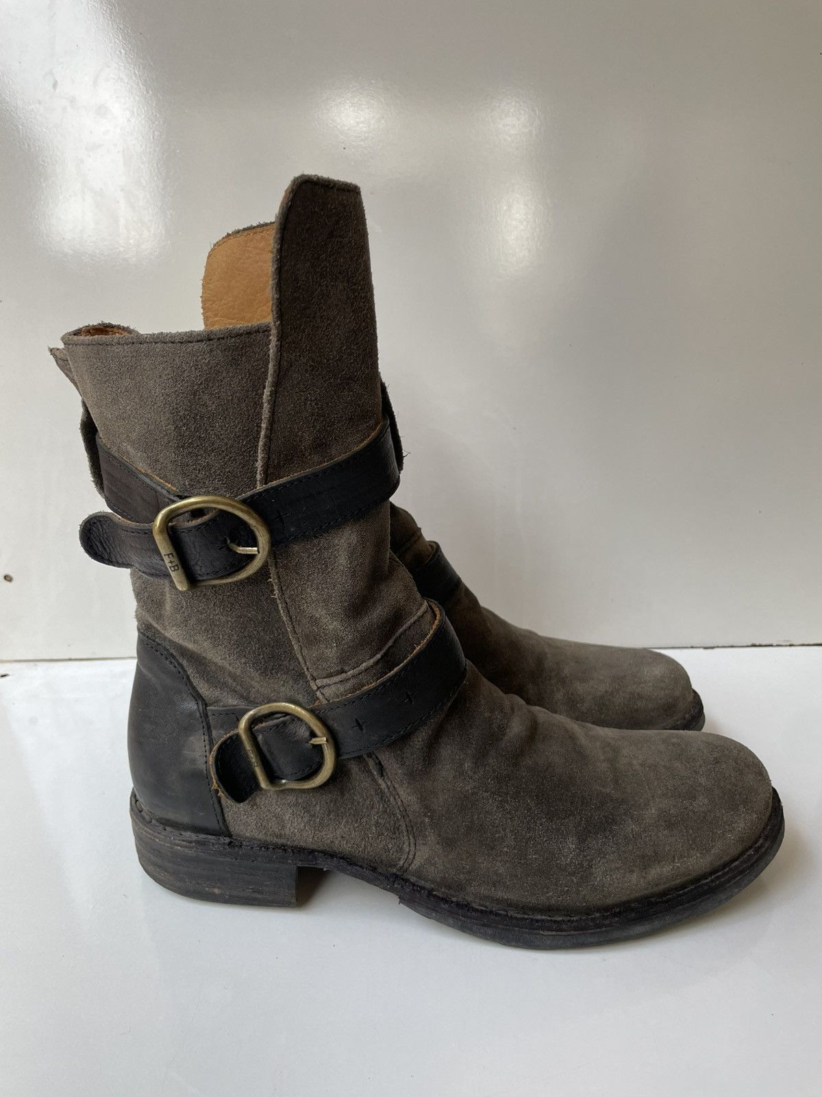 Fiorentini + Baker Fiorentini + Baker Eternity Gray Leather Women Boots EUR 36 Size US 6 / IT 36 - 5 Thumbnail
