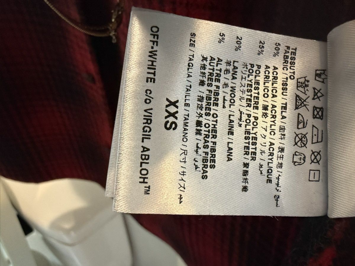 Off-White Off White Flannel Size US XXS / EU 40 - 4 Thumbnail