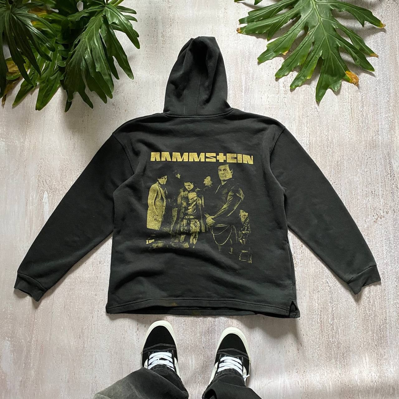 Band Tees VINTAGE 2009 Y2K RAMMSTEIN RARE AMAZING FADED BAND HOODIE Size US L / EU 52-54 / 3 - 2 Thumbnail