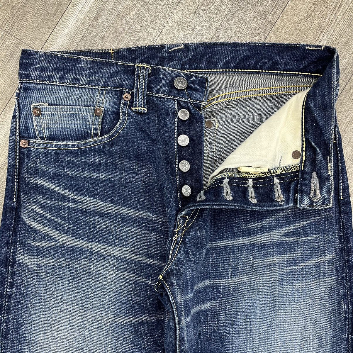 Eternal × Japanese Brand × Vintage Vintage Eternal Half Selvedge Faded Honeycomb Denim Jeans Size US 29 - 7 Thumbnail