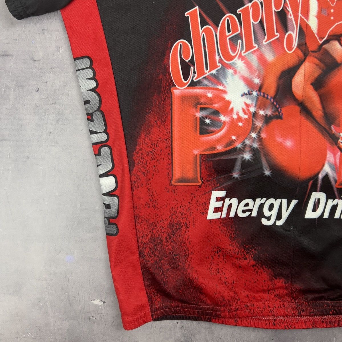 PEARL iZUMi Pearl Izumi Vintage Lolli's Cherry Overptint Cycling Jersey Size US M / EU 48-50 / 2 - 5 Thumbnail