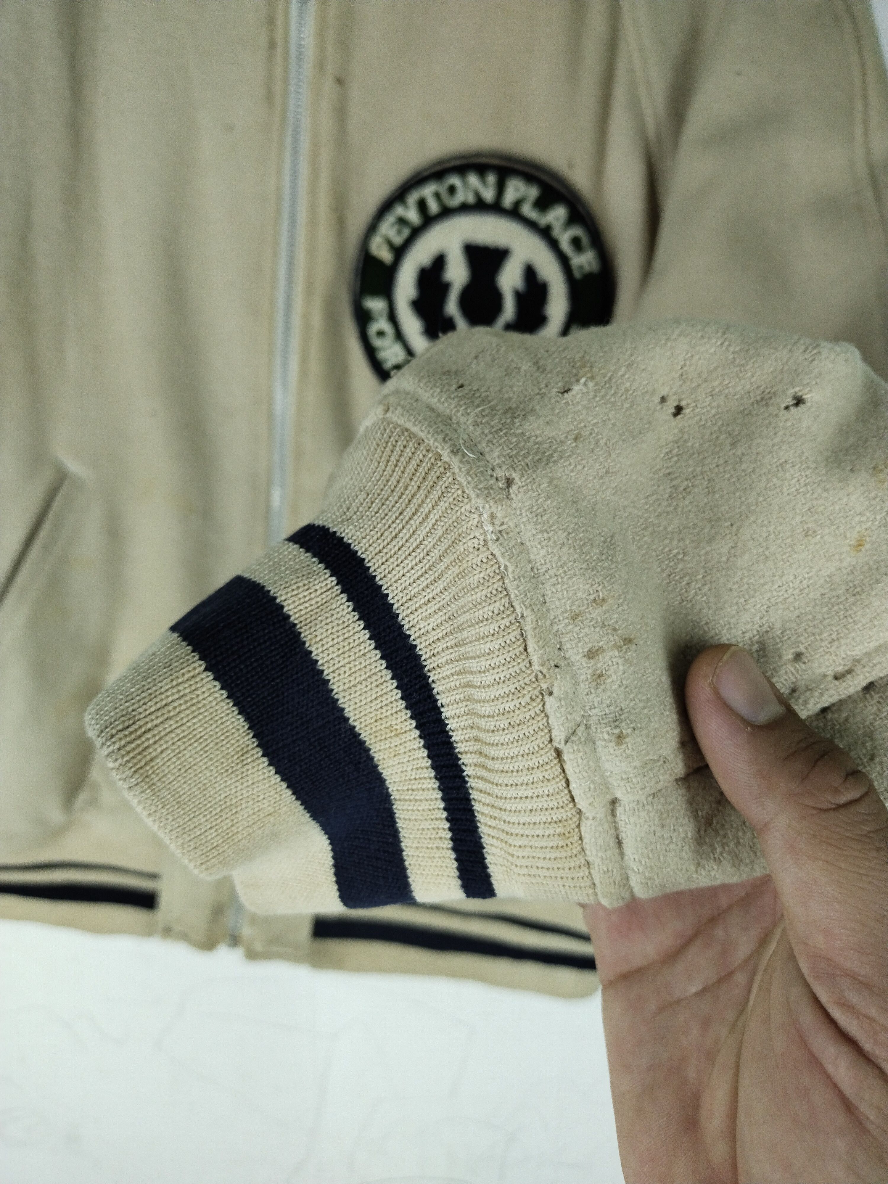 PPFM 80's Vintage PPFM Peyton Palace Sport Wool Bomber Jacket Size US L / EU 52-54 / 3 - 2 Thumbnail