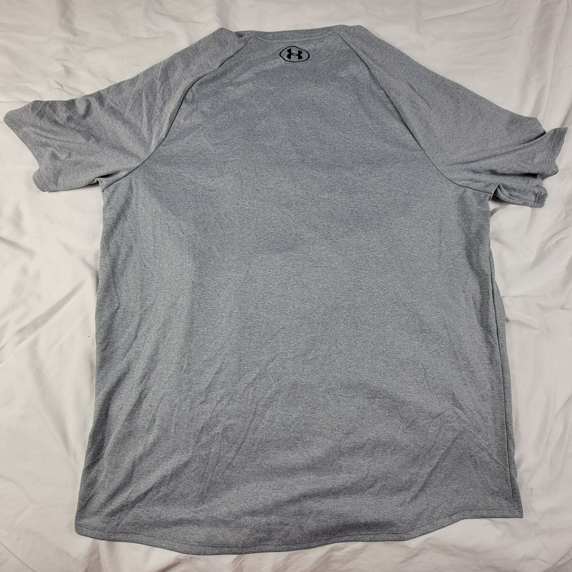 Under Armour Under Armour Mens XL Gray The Tech Tee Shirt Short Sleeve At Size US XL / EU 56 / 4 - 2 Thumbnail
