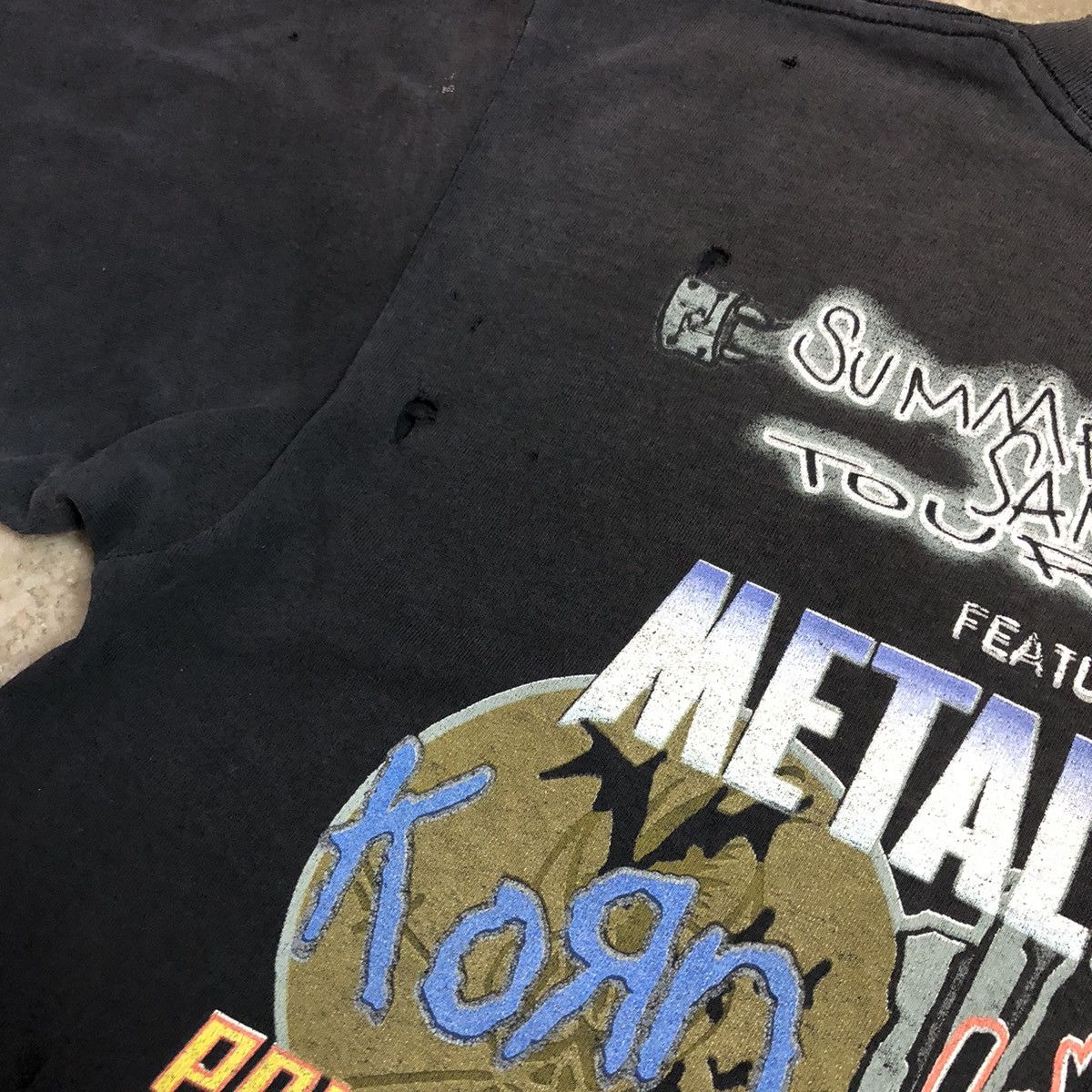 Band Tees × Metallica × Vintage Vintage 2000 Metallica Summer Sanitarium Tour Size US L / EU 52-54 / 3 - 4 Thumbnail