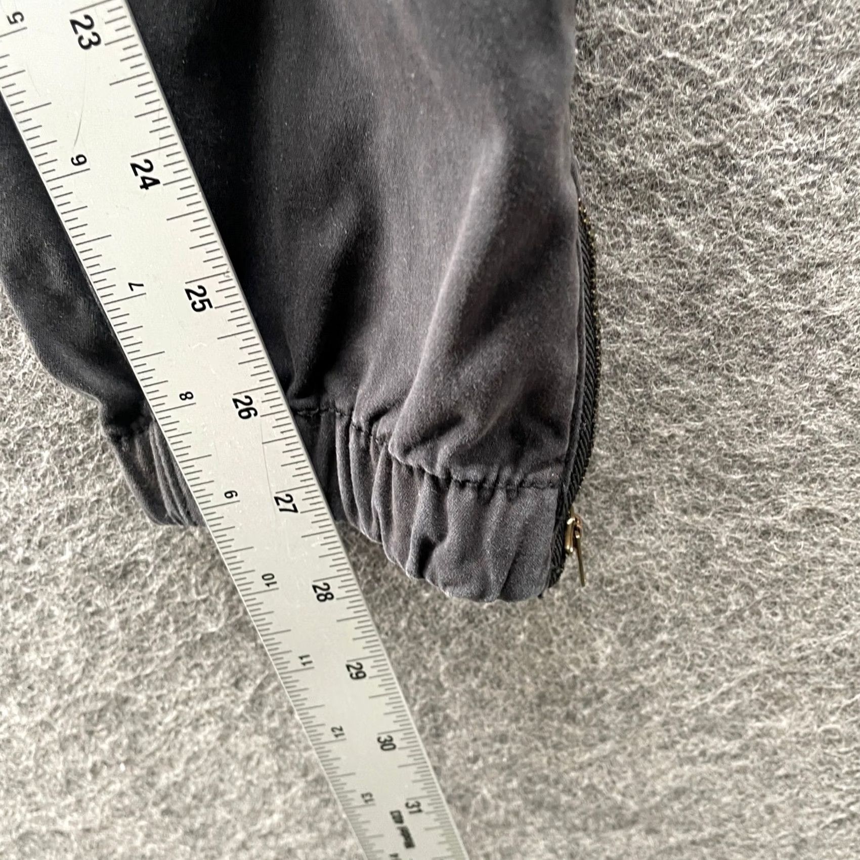 American Eagle Outfitters American Eagle Outfitters Jogger Pants Womens 6 Gray Black Zip Ankle Soft Mid Rise Cotton Blend Twill Stretch Pockets Size 28" / US 6 / IT 42 - 7 Thumbnail
