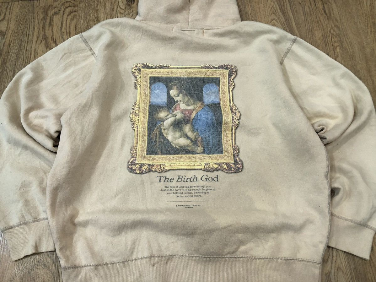 image of Lagenda Made Tokyo The Birth God Hoodie in Cream, Men's (Size Large)