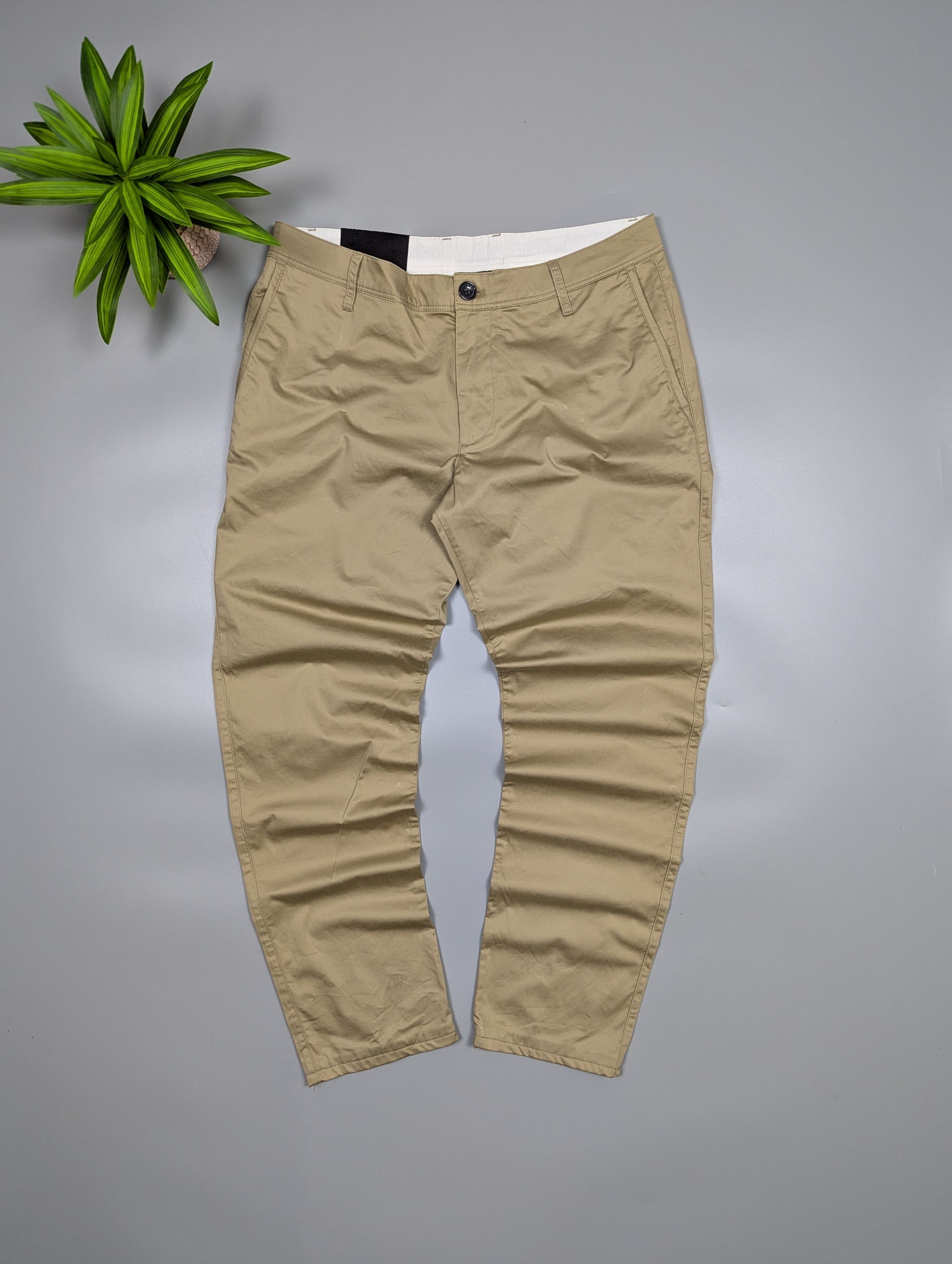Armani Exchange New Armani Exchange Men's Slim Fit Chinos Beige Pants Size US 34 / EU 50 - 1 Thumbnail