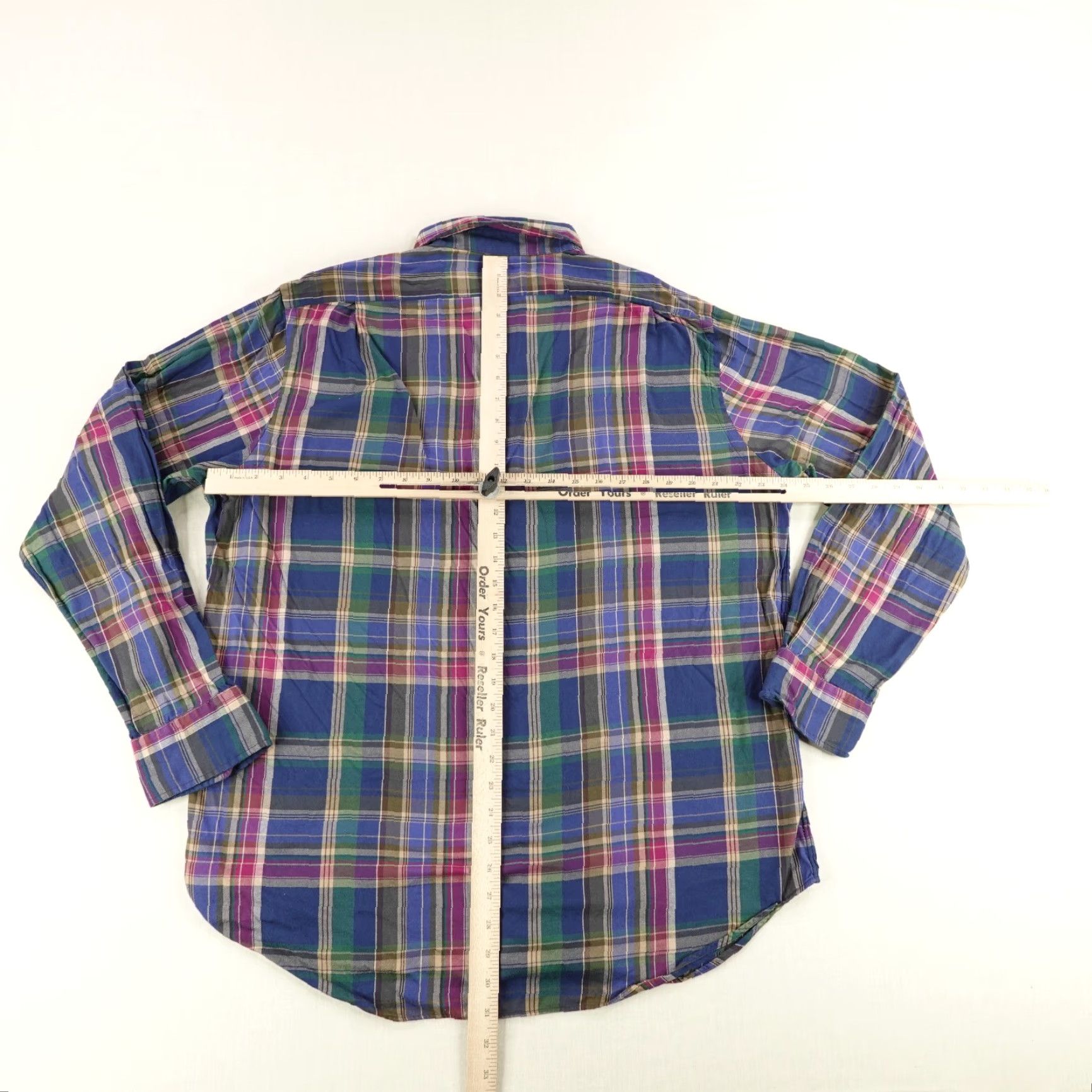 Polo Ralph Lauren Polo Ralph Lauren Plaid Button-Up Shirt Mens XL Blue Green Pink Long Sleeve Classic Pony Size US XL / EU 56 / 4 - 6 Thumbnail