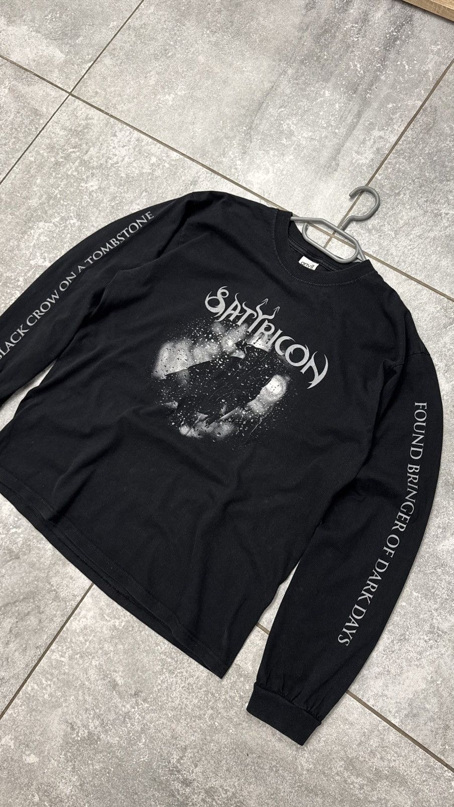Band Tees × Vintage 💀🔥Satyricon Rare vintage long slevee metal band tees Size US L / EU 52-54 / 3 - 2 Thumbnail