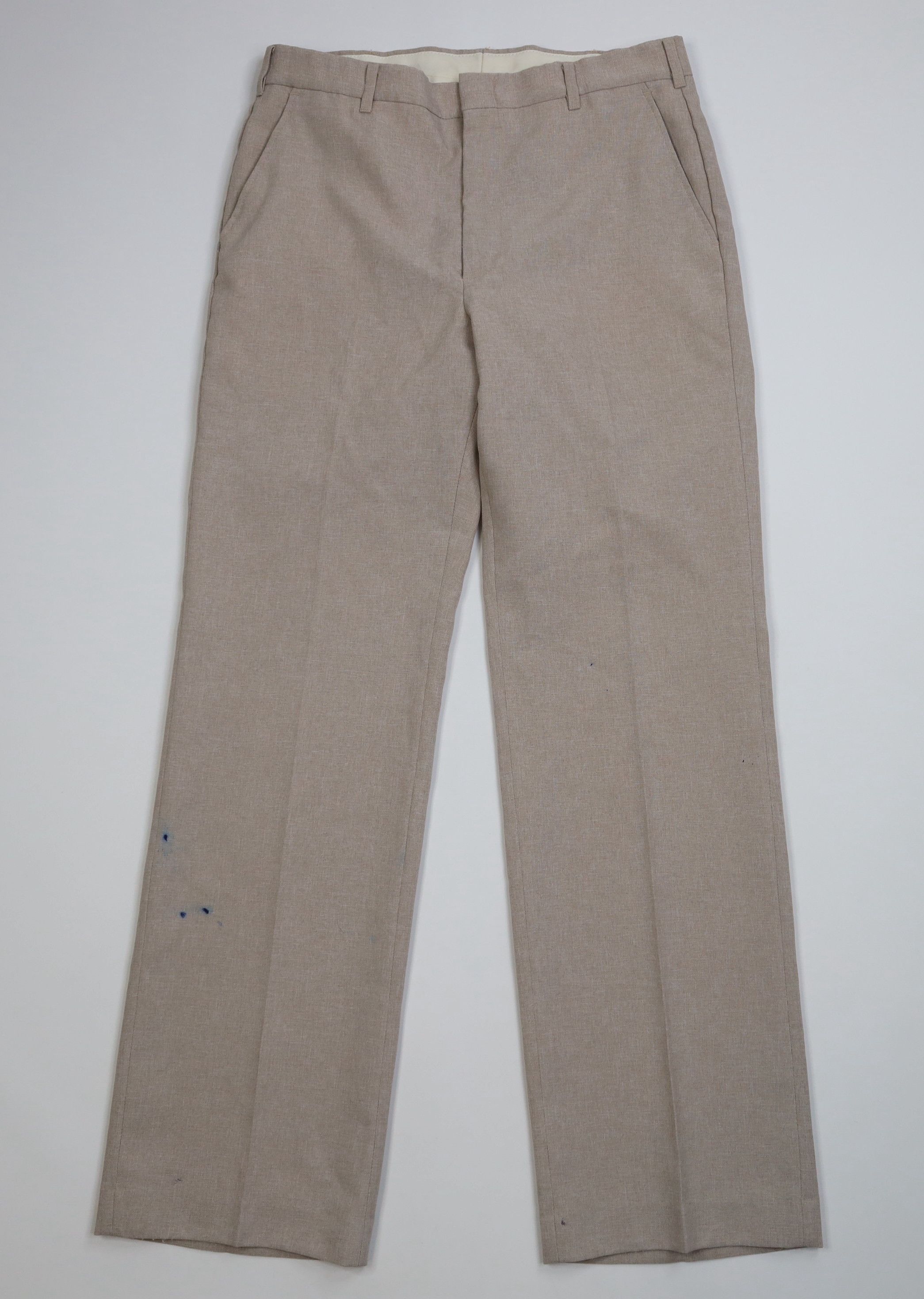 Vintage Vintage 70s Streetwear Knit Flared Wide Leg Chino Pants USA Size US 32 / EU 48 - 1 Thumbnail