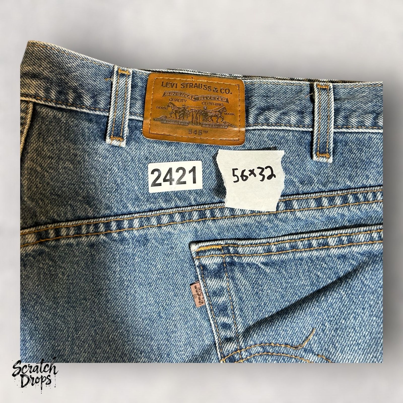 Levi's Vintage Levis Strauss Signature 545 Mens Jeans W52 L32 Loose Size US 38 / EU 54 - 7 Thumbnail