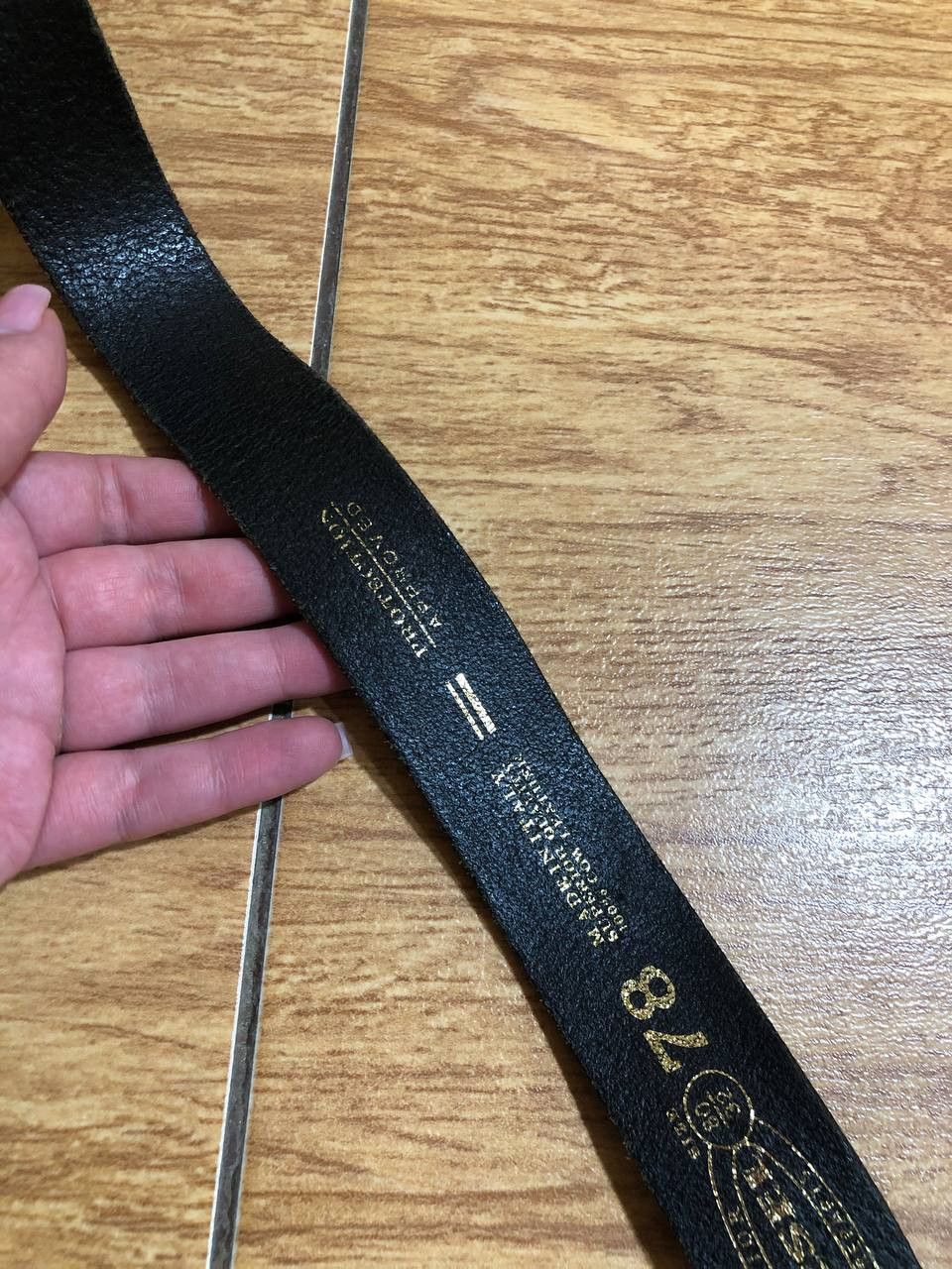 Diesel Vinta Belt Diesel 80s Made in Italy Cow leather Size ONE SIZE - 14 Thumbnail